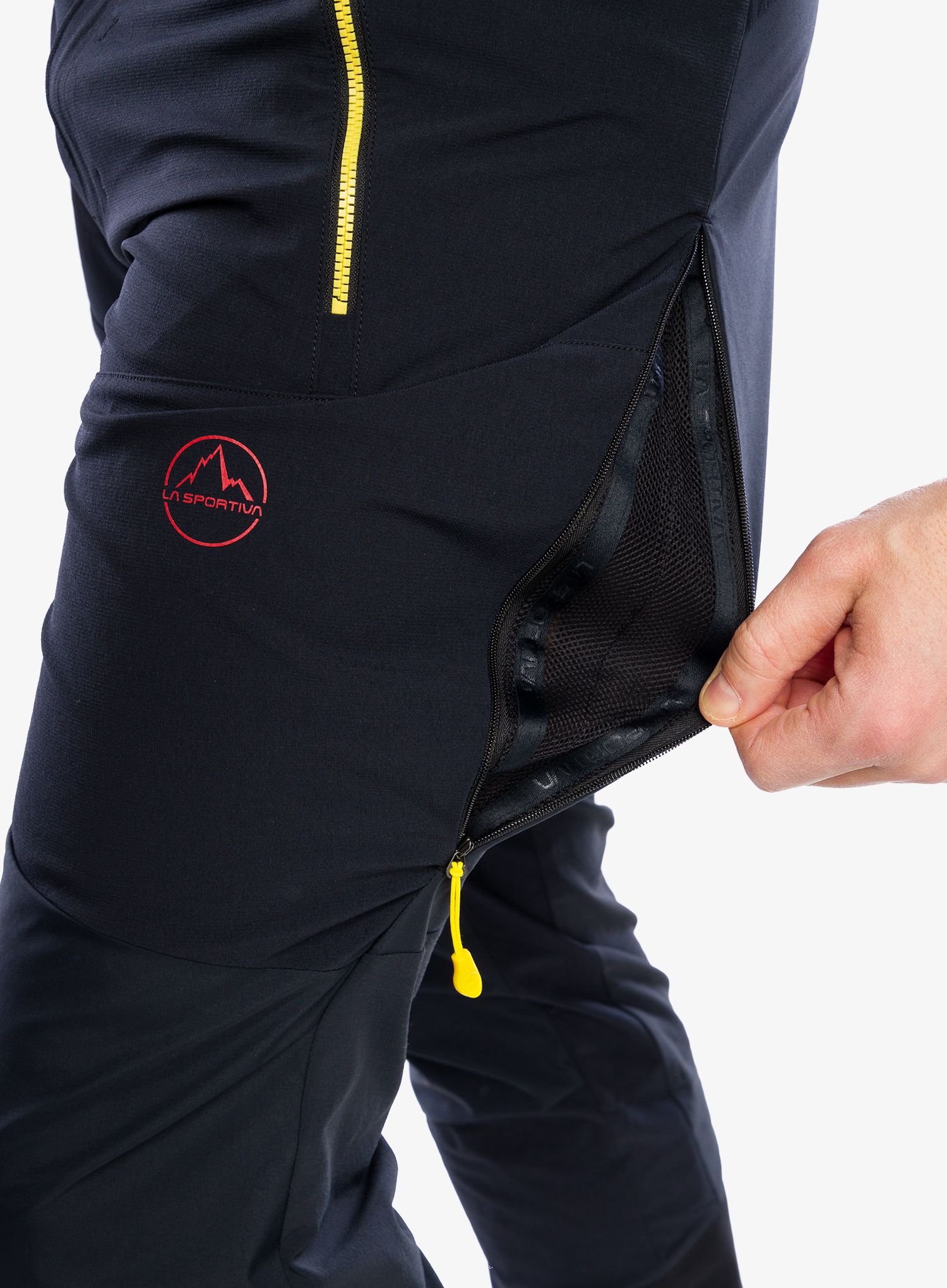 Moške hlače La Sportiva Aequilibrium Softshell Pant - black