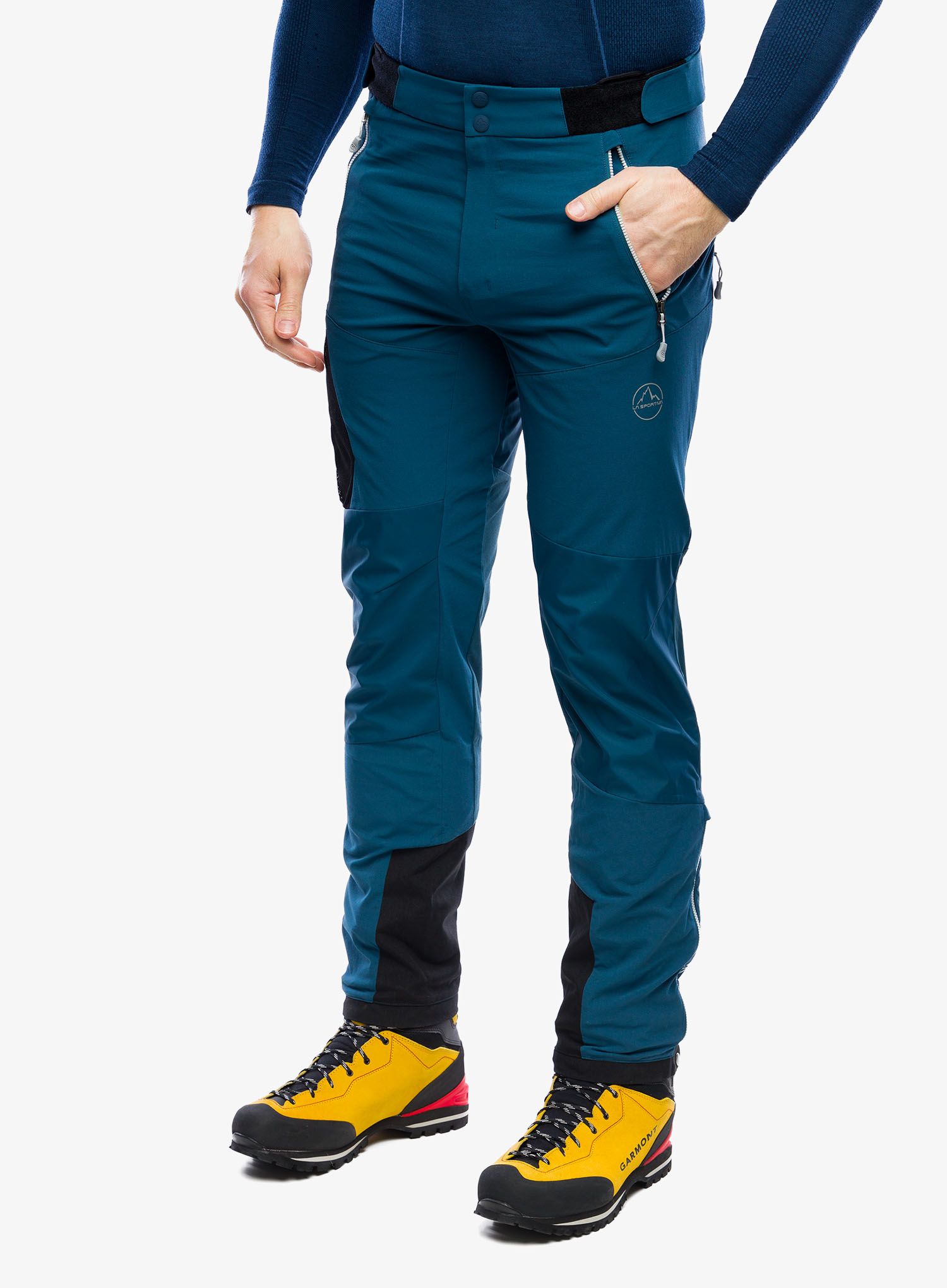 Softshell hlače La Sportiva Aequilibrium Softshell Pant - storm blue