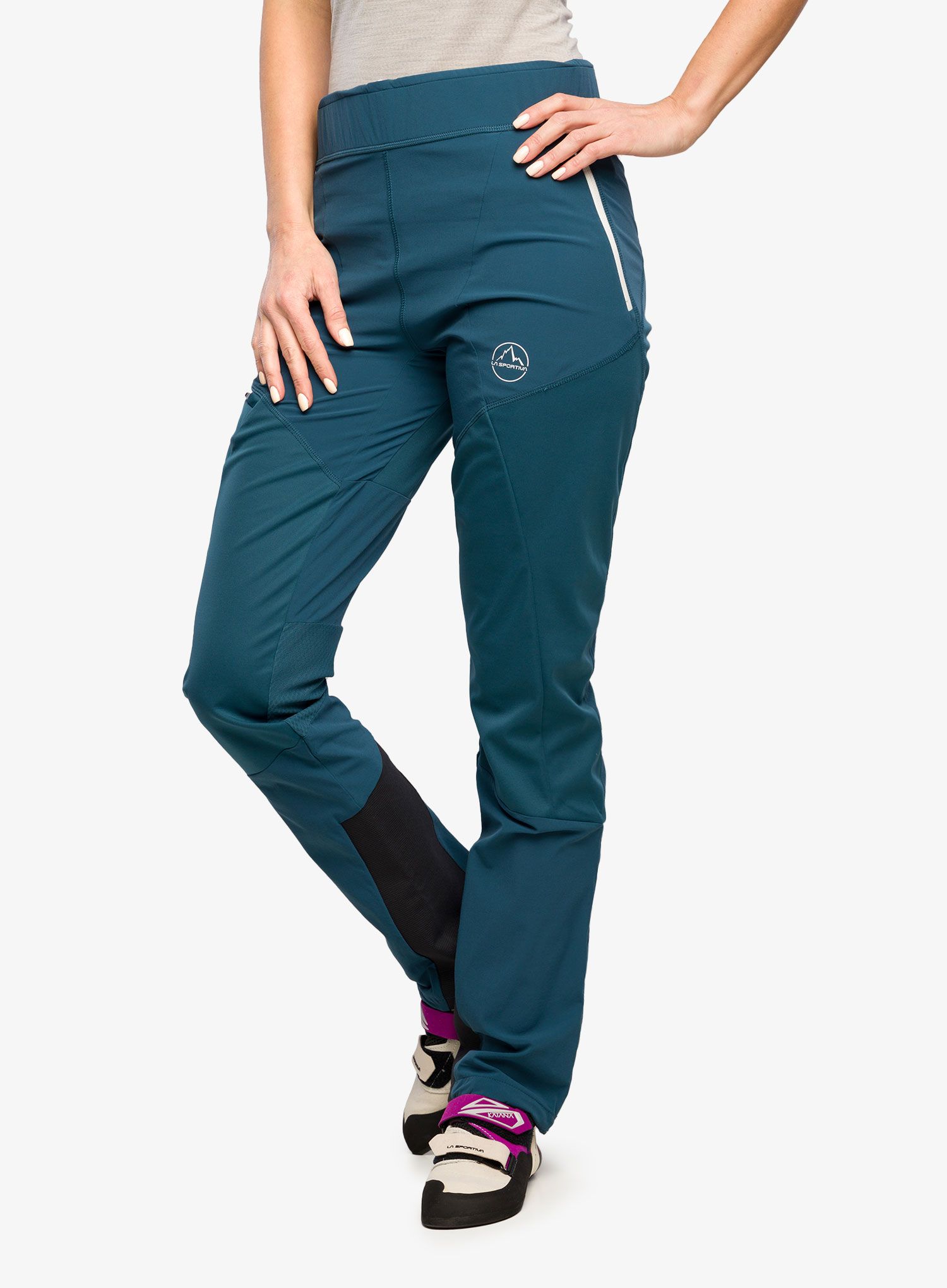 Ženske hlače La Sportiva Aequilibrium Softshell Tight  - storm blue