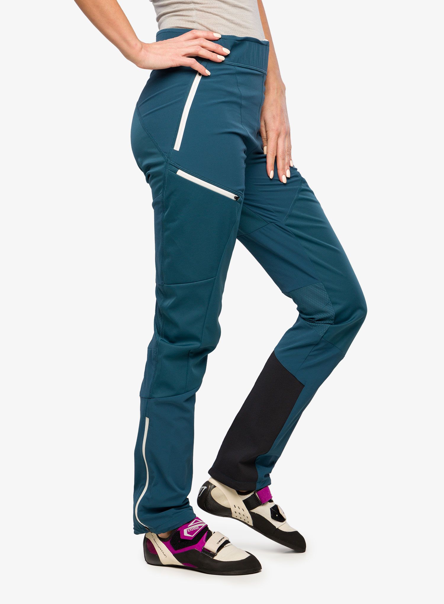 Ženske hlače La Sportiva Aequilibrium Softshell Tight  - storm blue