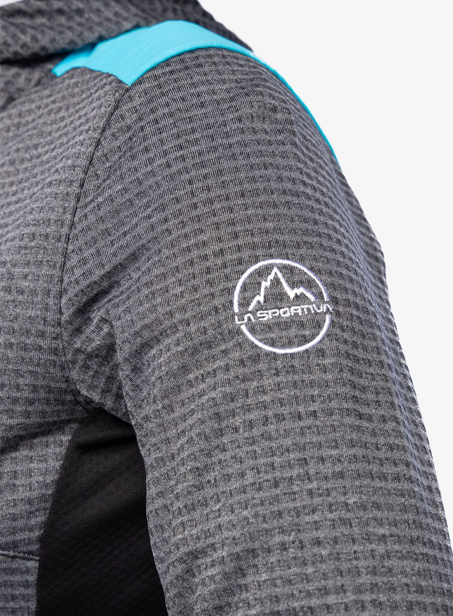 Ženska jopa s kapuco La Sportiva Aequilibrium Thermal Hoody - black/malibu blue