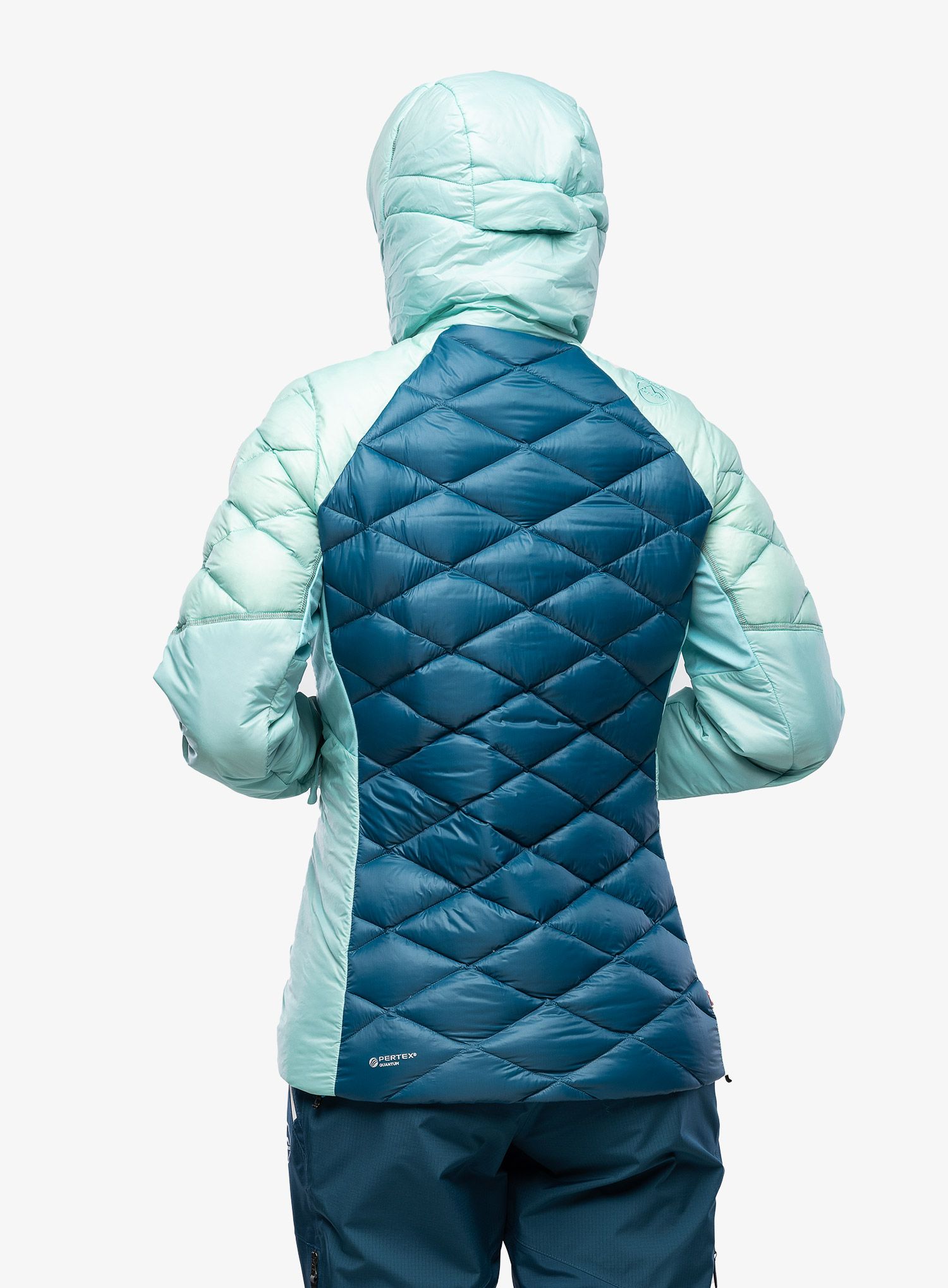Ženska puhovka La Sportiva Aiguille Down Jacket - storm blue/iceberg