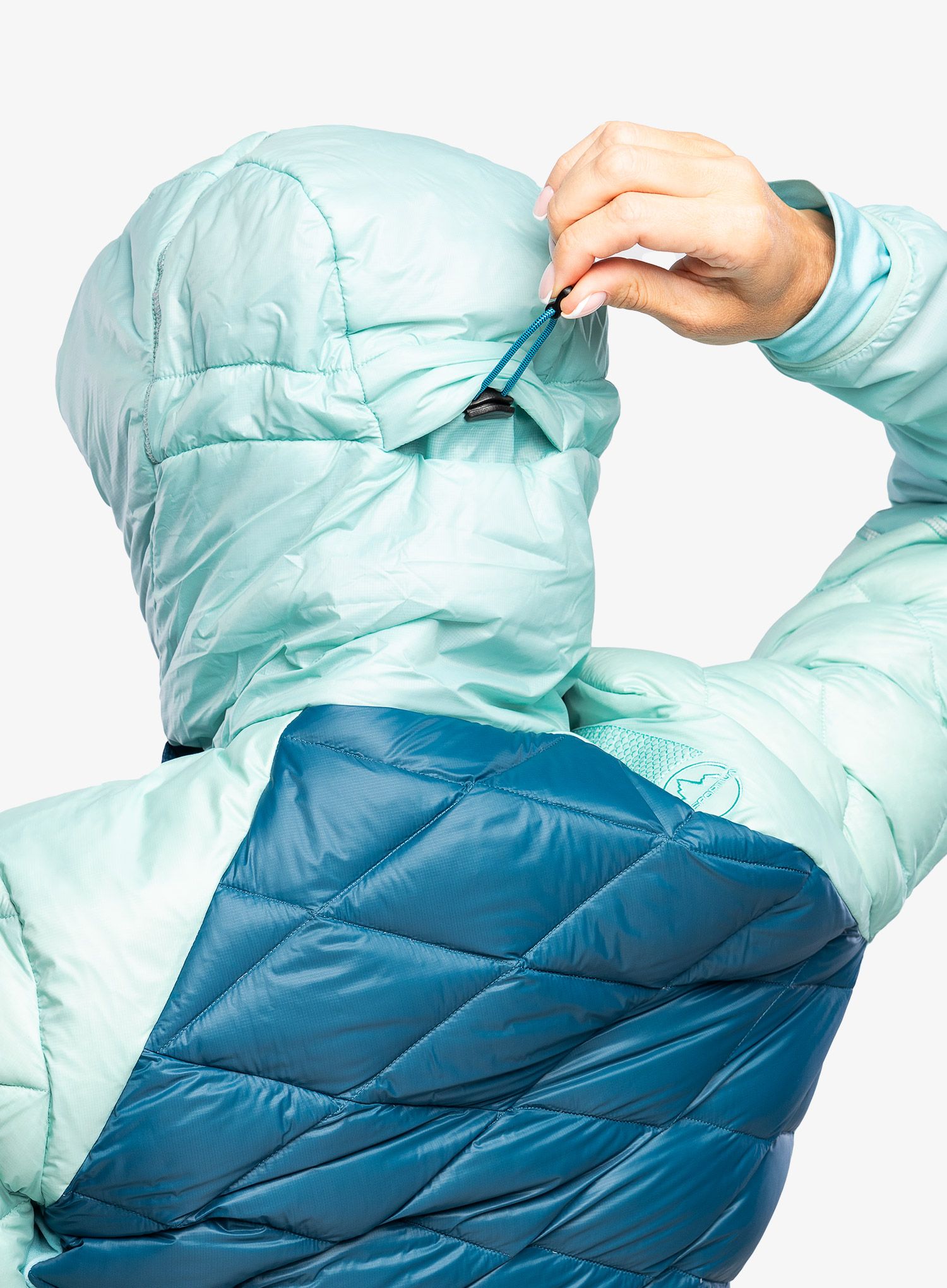 Ženska puhovka La Sportiva Aiguille Down Jacket - storm blue/iceberg