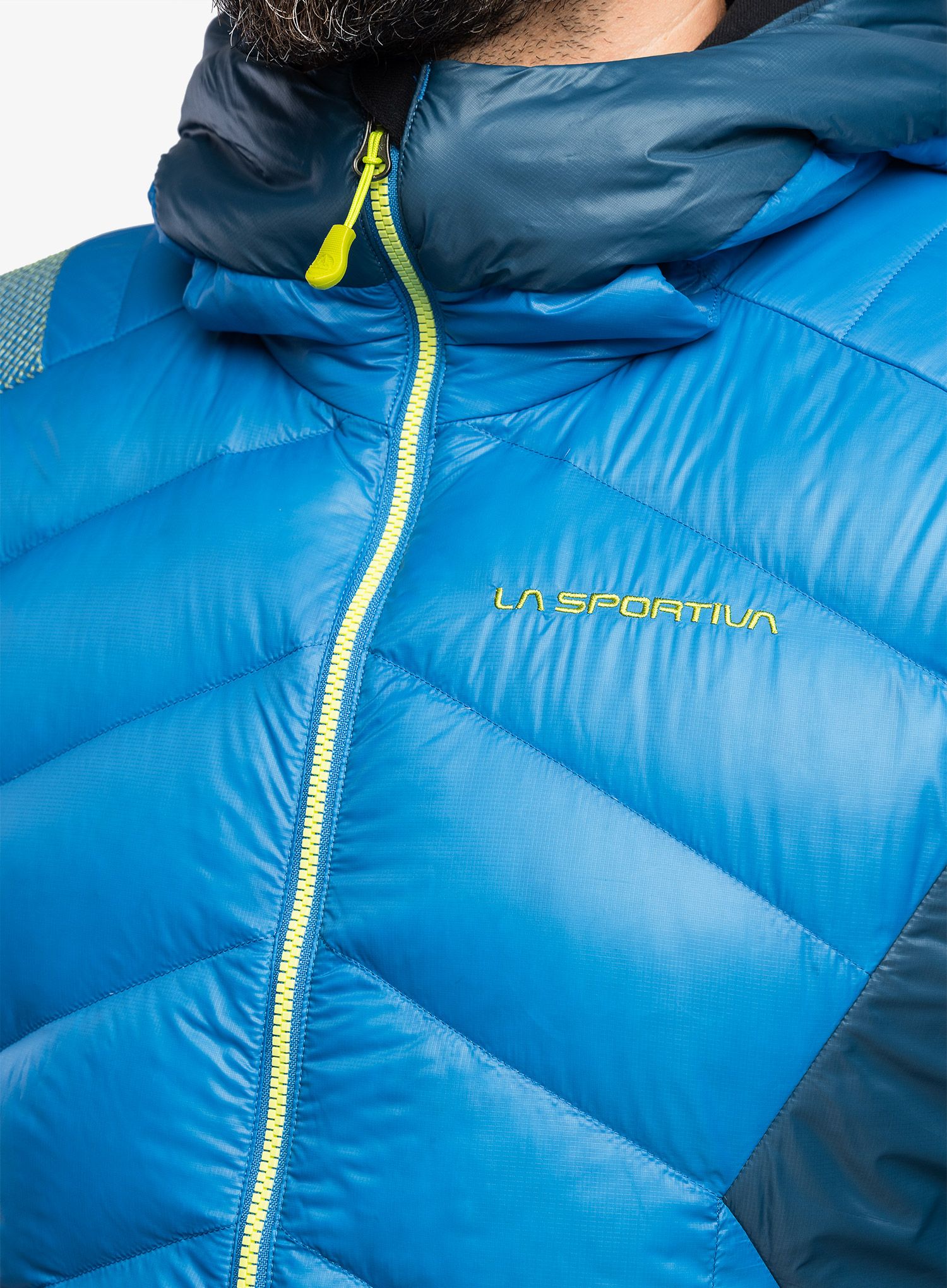 Puhovka La Sportiva Aiguille Down Jkt - electric blue/storm blue
