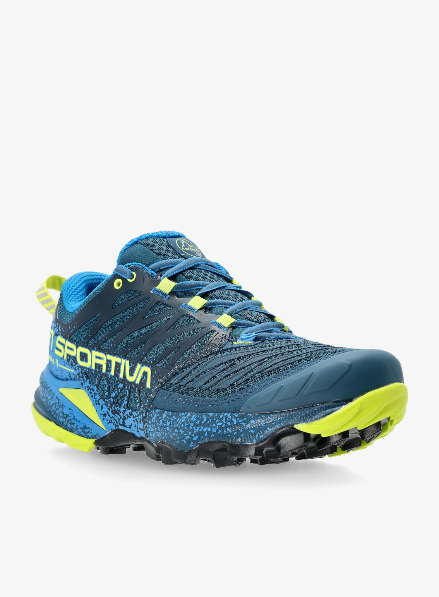 Trail tekaški čevlji La Sportiva Akasha II - storm blue/lime punch
