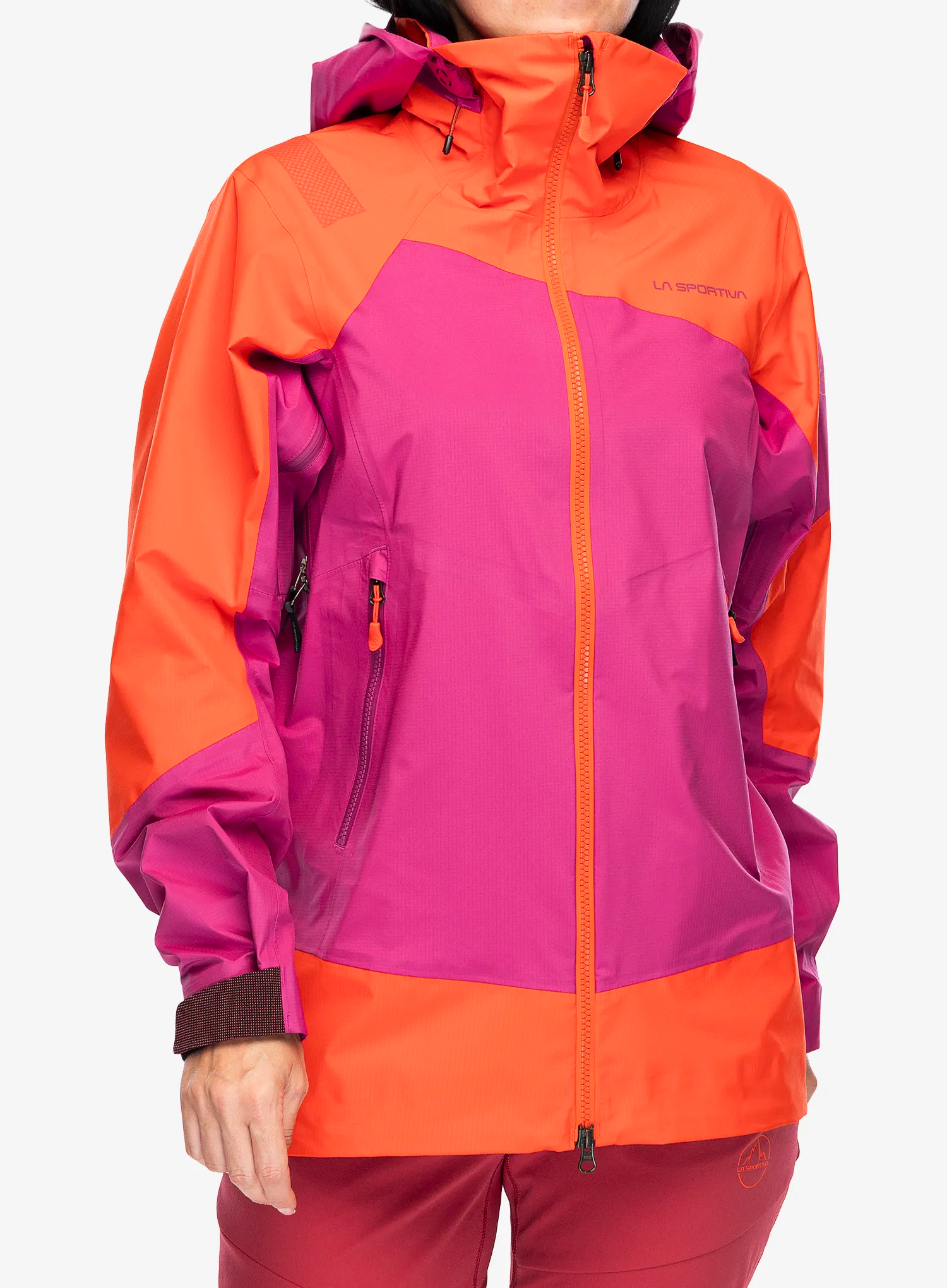 Ženske GORE-TEX jakna La Sportiva Alpine Guide GTX Jkt - cherry tomato/springtime