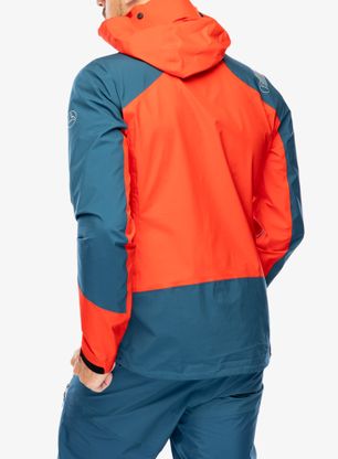 Nepremočljiva jakna La Sportiva Alpine Guide GTX Jkt - poppy/storm blue
