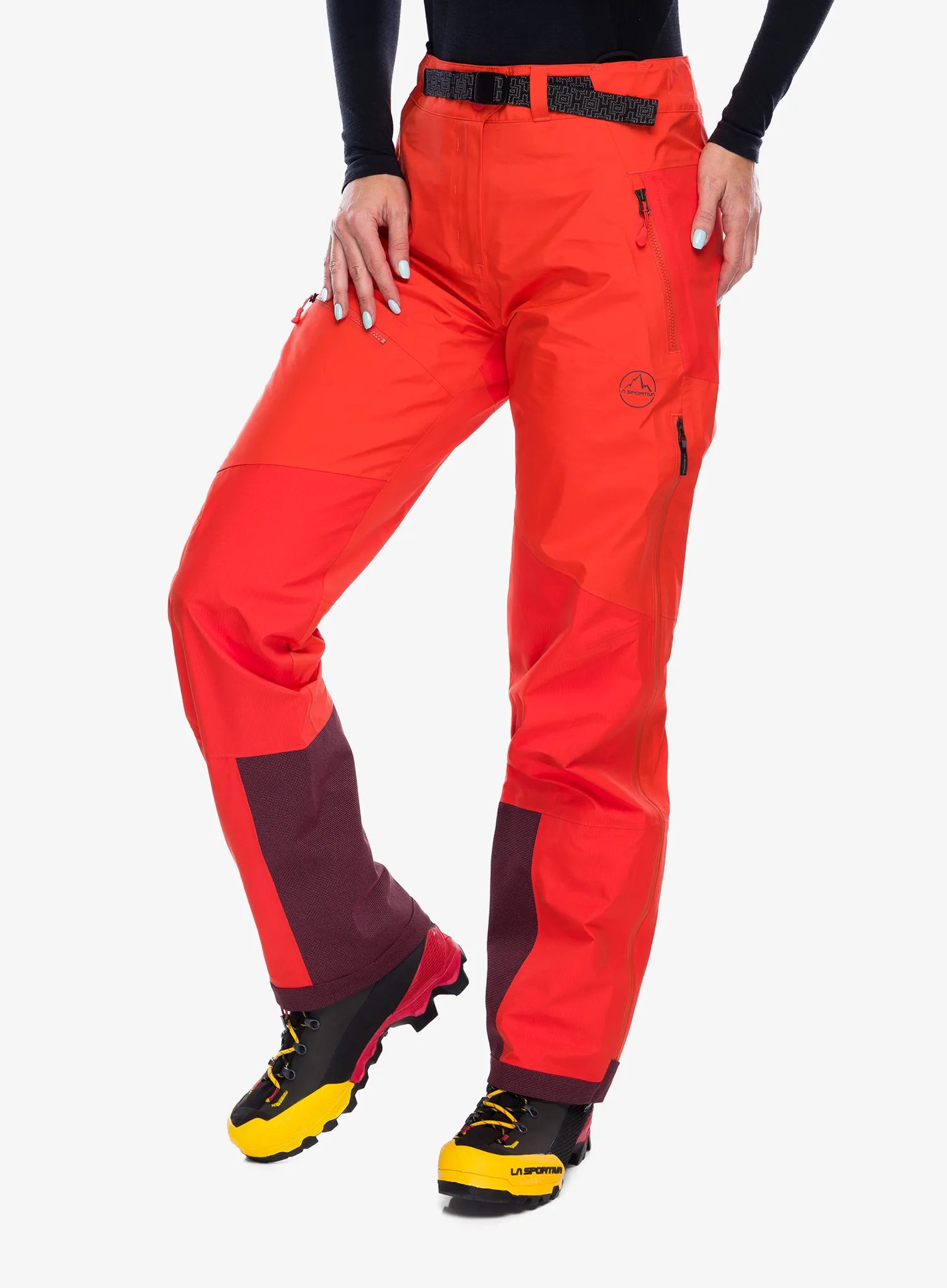 Ženske GORE-TEX hlače La Sportiva Alpine Guide GTX Pant - cherry tomato