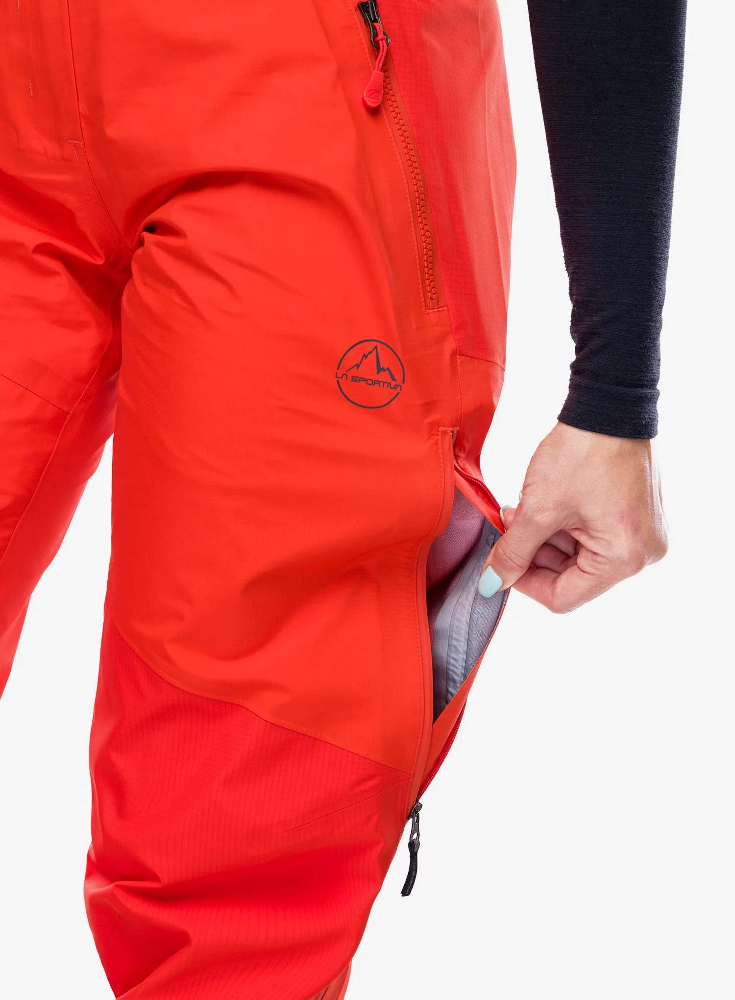 Ženske GORE-TEX hlače La Sportiva Alpine Guide GTX Pant - cherry tomato