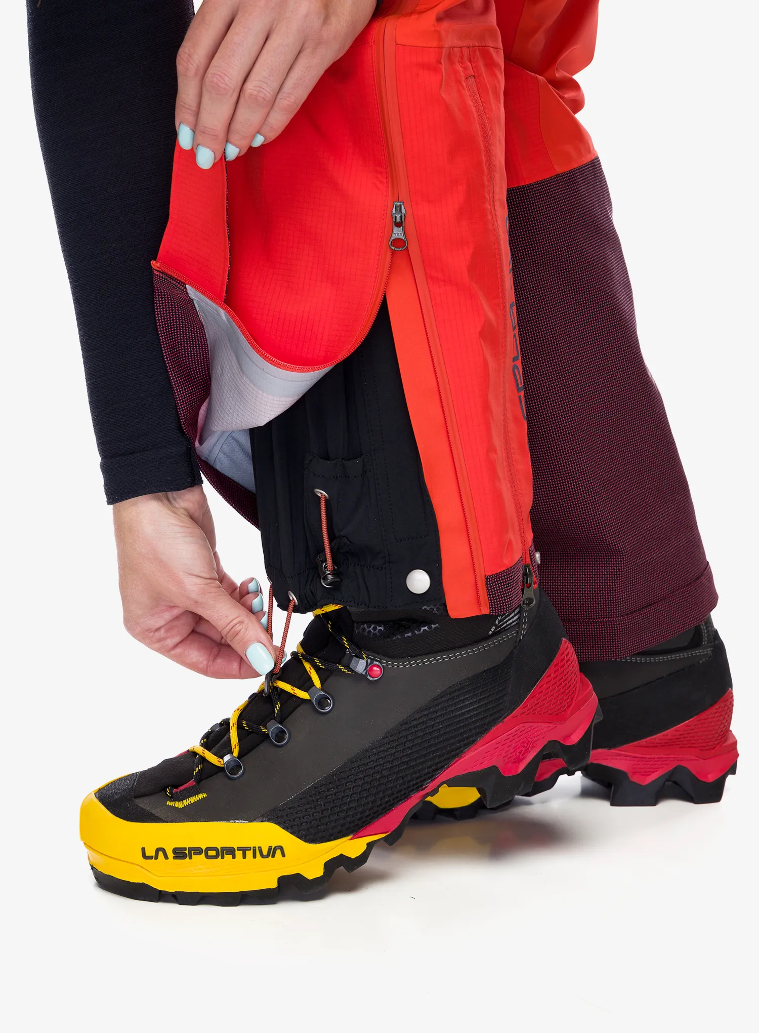 Ženske GORE-TEX hlače La Sportiva Alpine Guide GTX Pant - cherry tomato