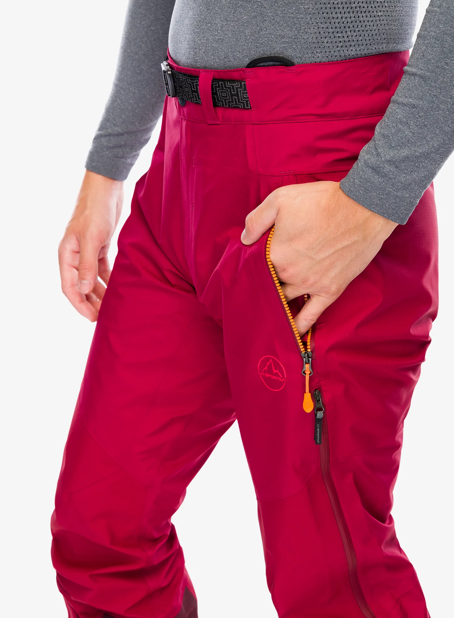 Nepremočljive hlače La Sportiva Alpine Guide GTX Pant - sangria