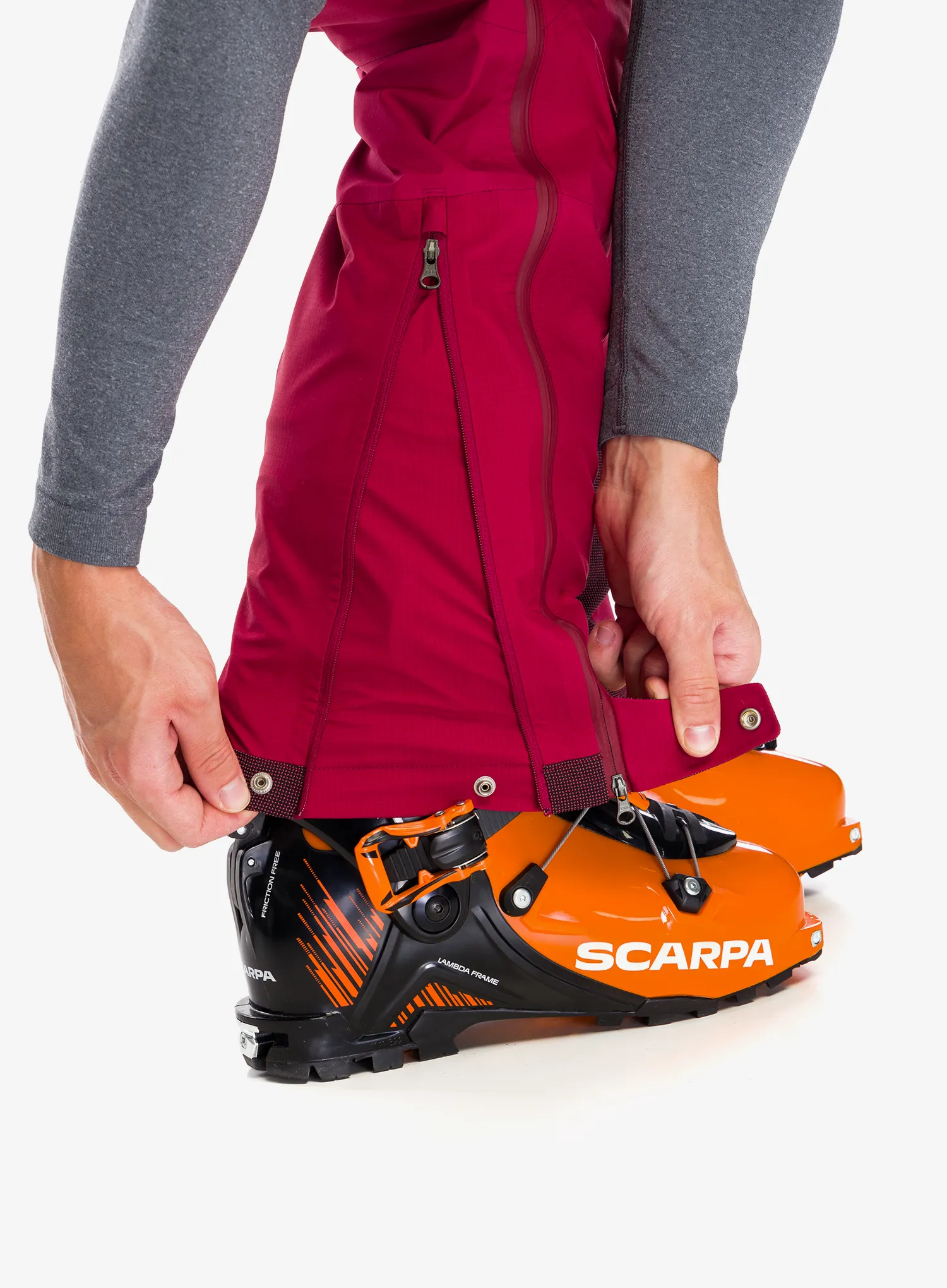 Nepremočljive hlače La Sportiva Alpine Guide GTX Pant - sangria