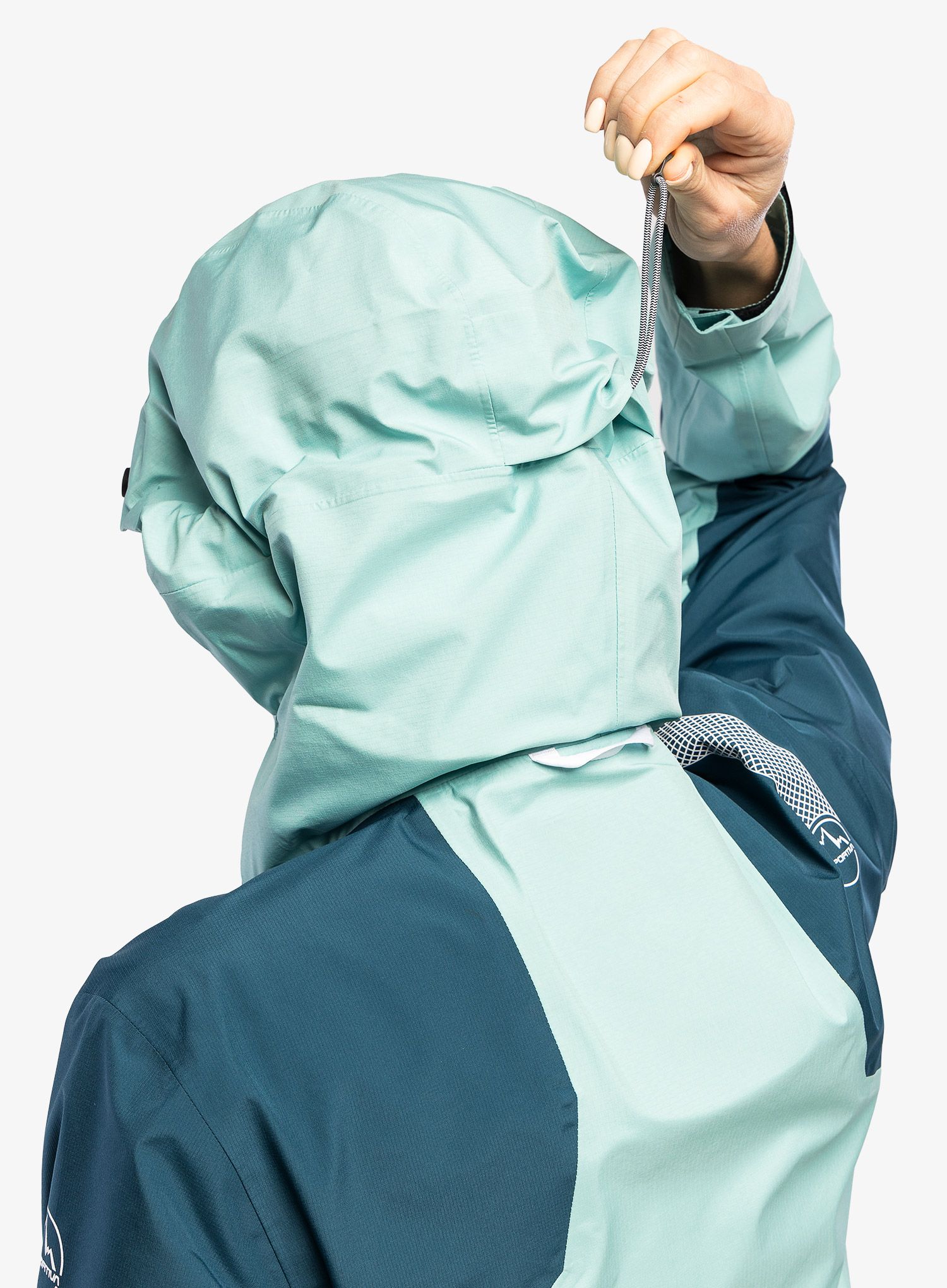 Ženska hardshell jakna La Sportiva Alpine Guide GTX Jacket  - iceberg/storm blue