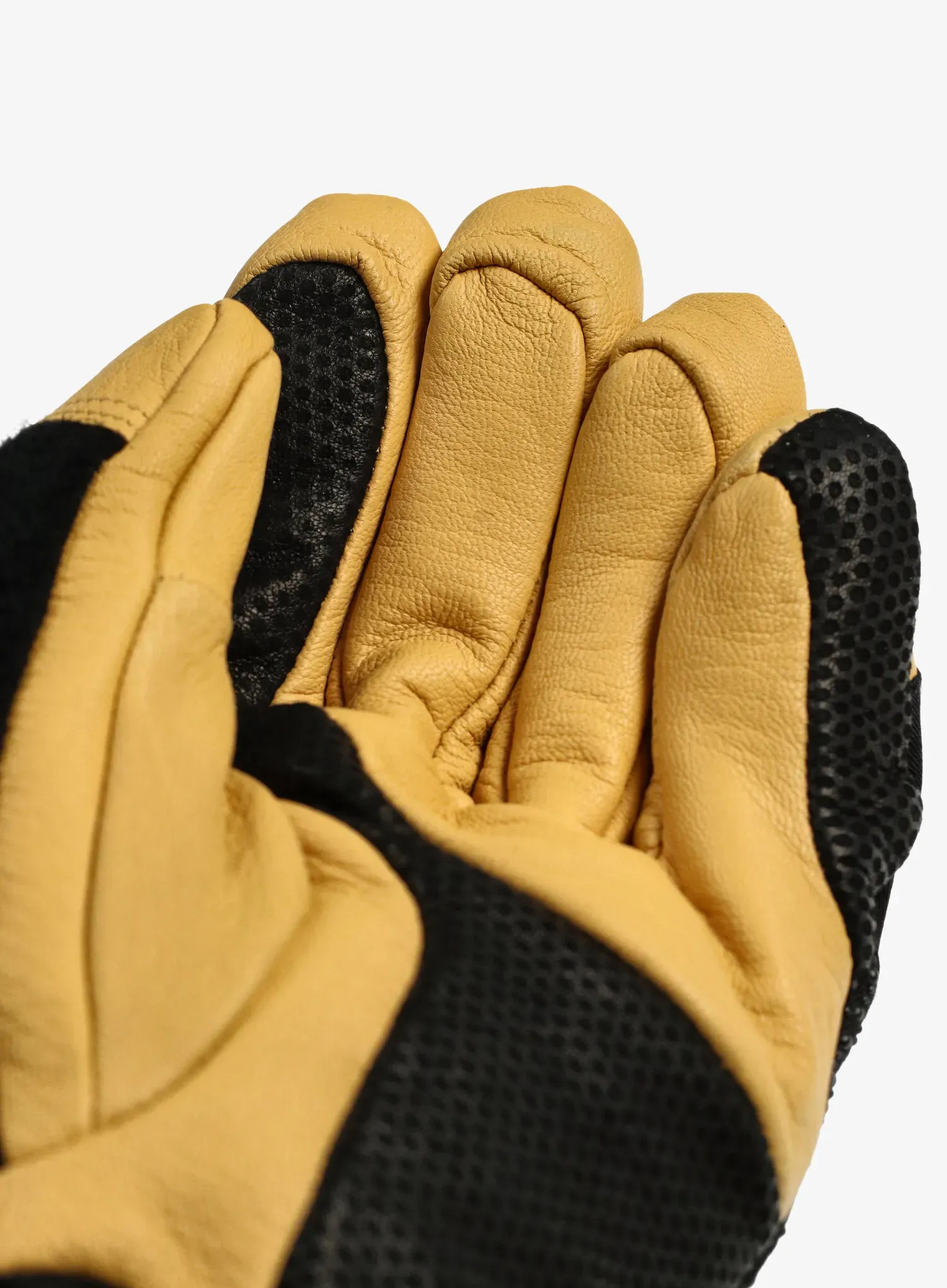 Pohodniške rokavice La Sportiva Alpine Guide Leather Gloves - black/cedar
