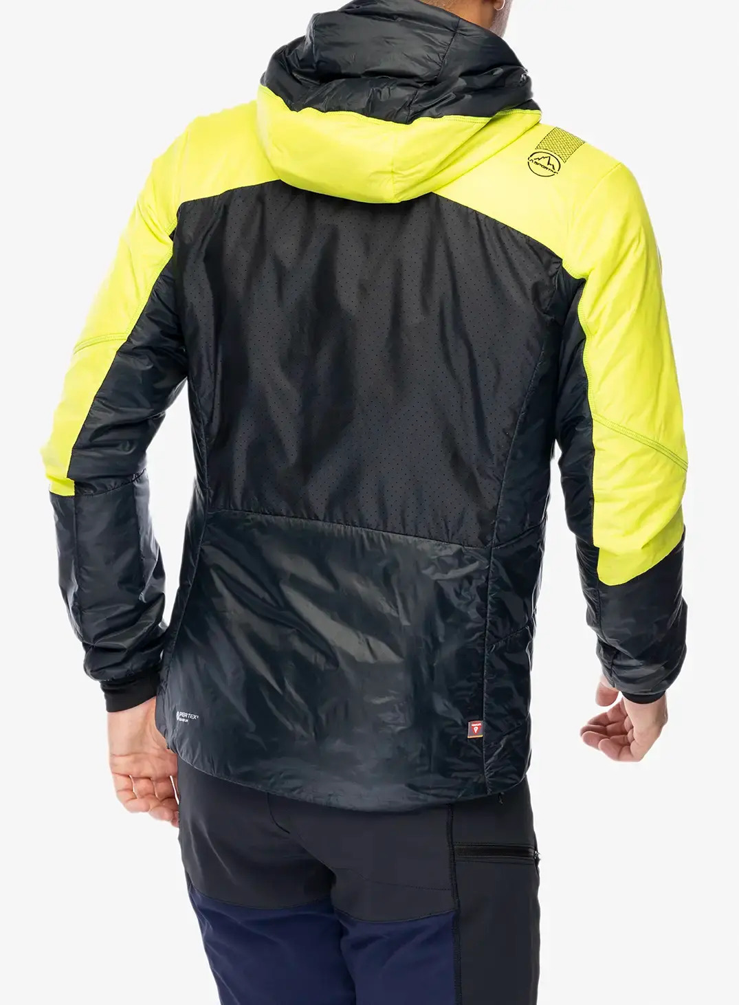 Sintetična jakna La Sportiva Alpine Guide Primaloft Hoody - black/lime punch