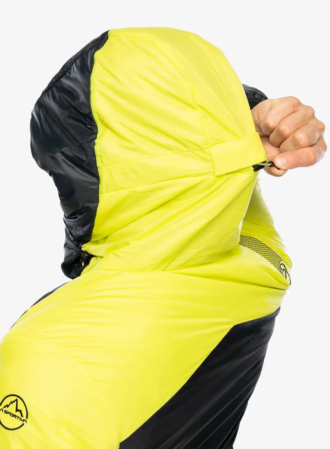 Sintetična jakna La Sportiva Alpine Guide Primaloft Hoody - black/lime punch