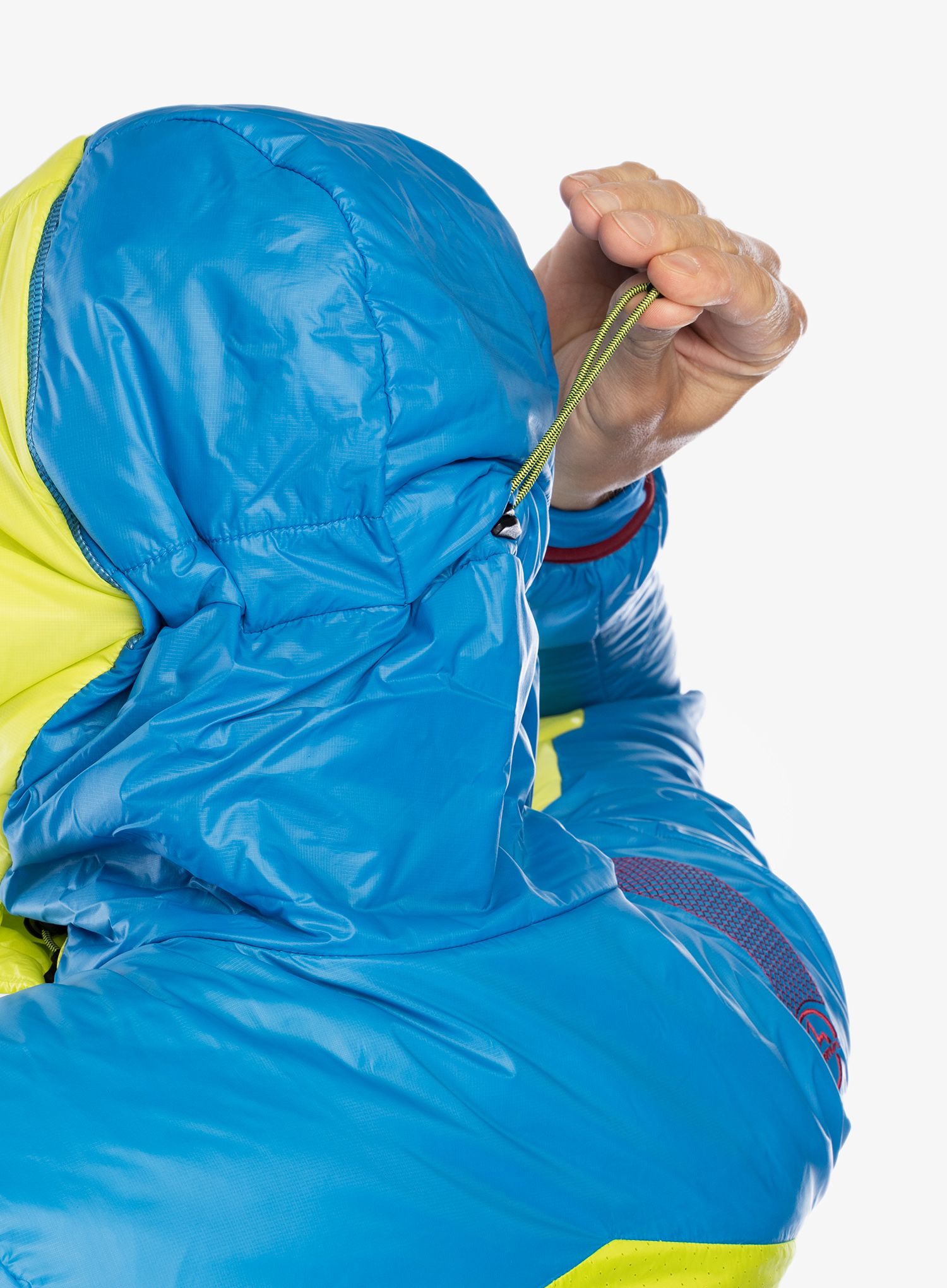 Sintetična jakna La Sportiva Alpine Guide Primaloft Hoody - lime punch/electric blue
