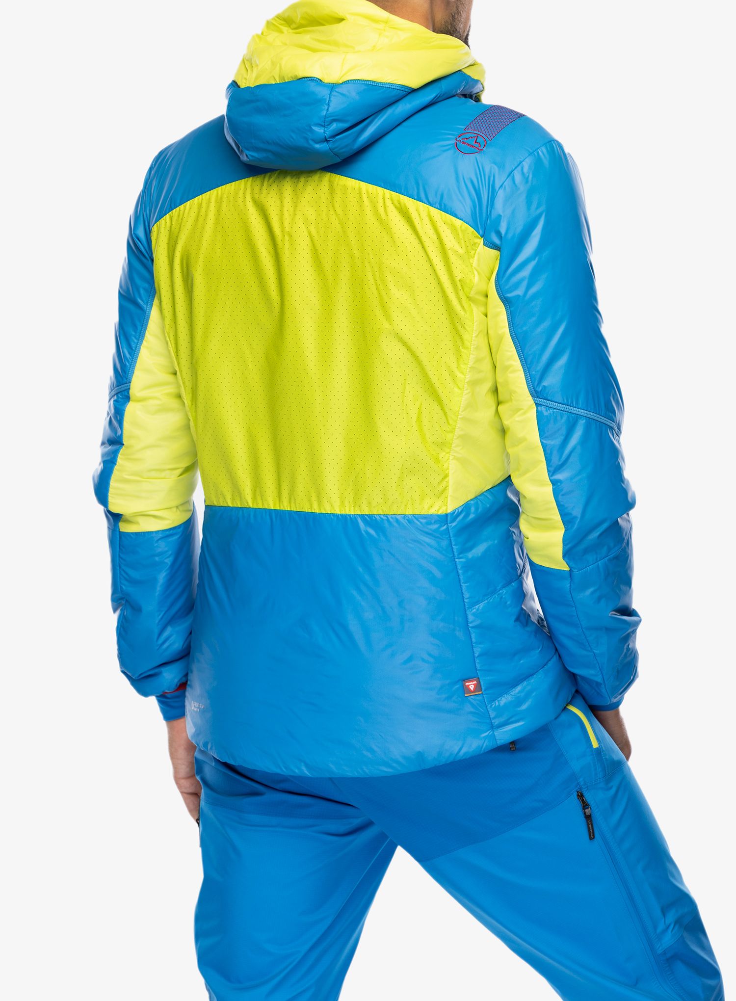 Sintetična jakna La Sportiva Alpine Guide Primaloft Hoody - lime punch/electric blue