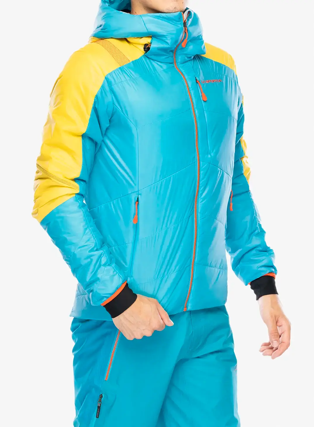 Sintetična jakna La Sportiva Alpine Guide Primaloft Hoody - tropic blue/bamboo