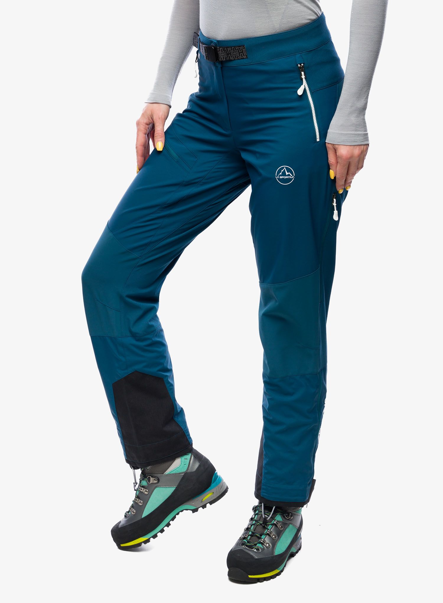 Ženske softshell hlače La Sportiva Alpine Guide Softshell Pant - storm blue