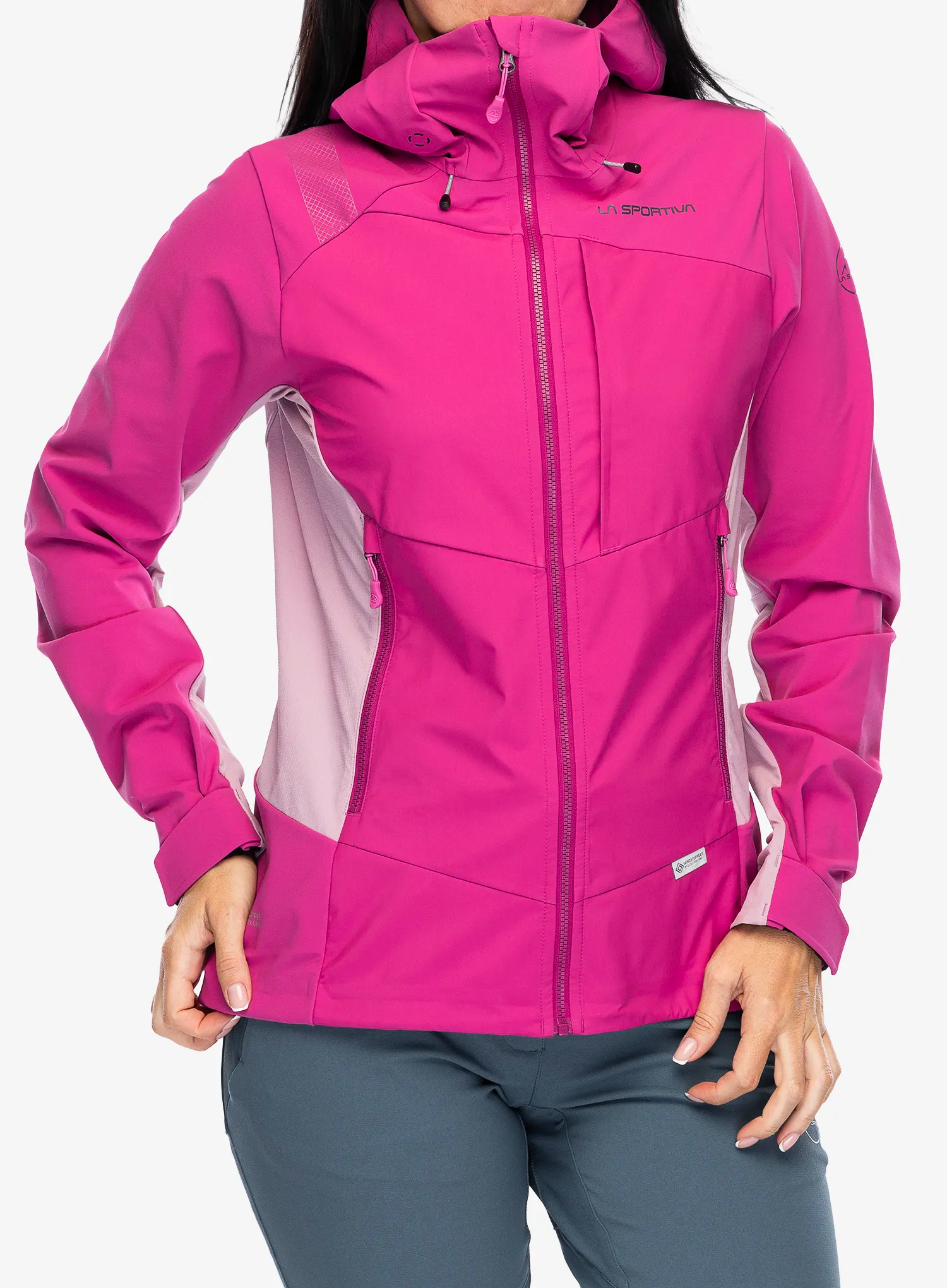Ženska softshell jakna La Sportiva Alpine Guide Windstopper Jacket - springtime