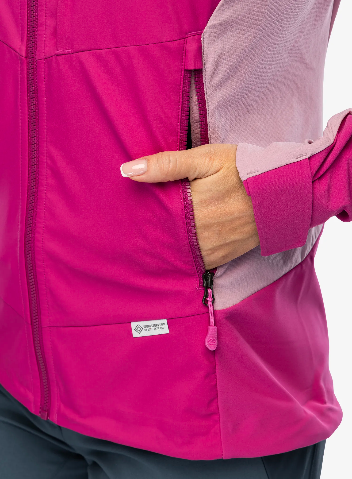 Ženska softshell jakna La Sportiva Alpine Guide Windstopper Jacket - springtime