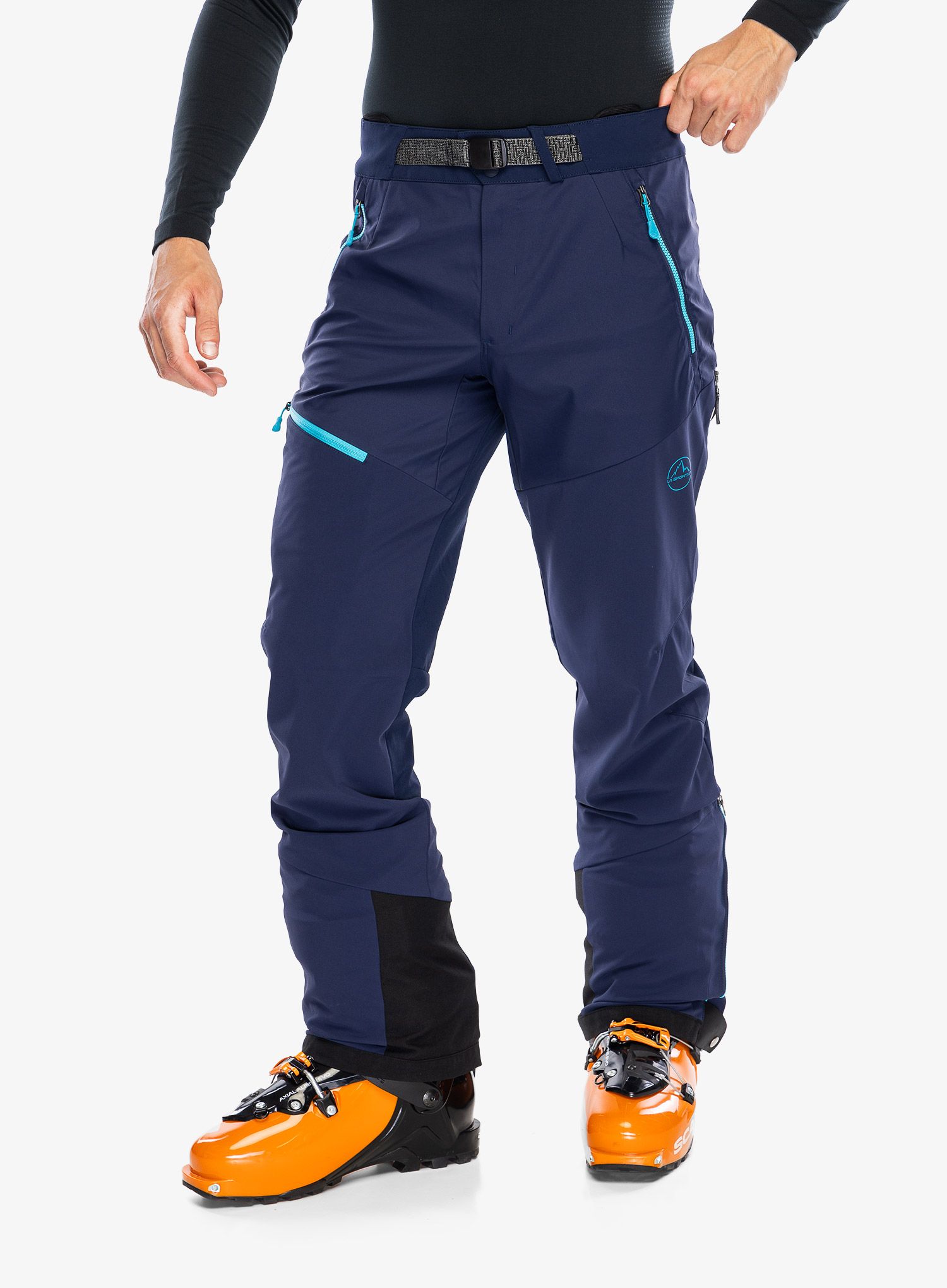 Softshell hlače La Sportiva Alpine Guide Windstopper Pant - deep sea