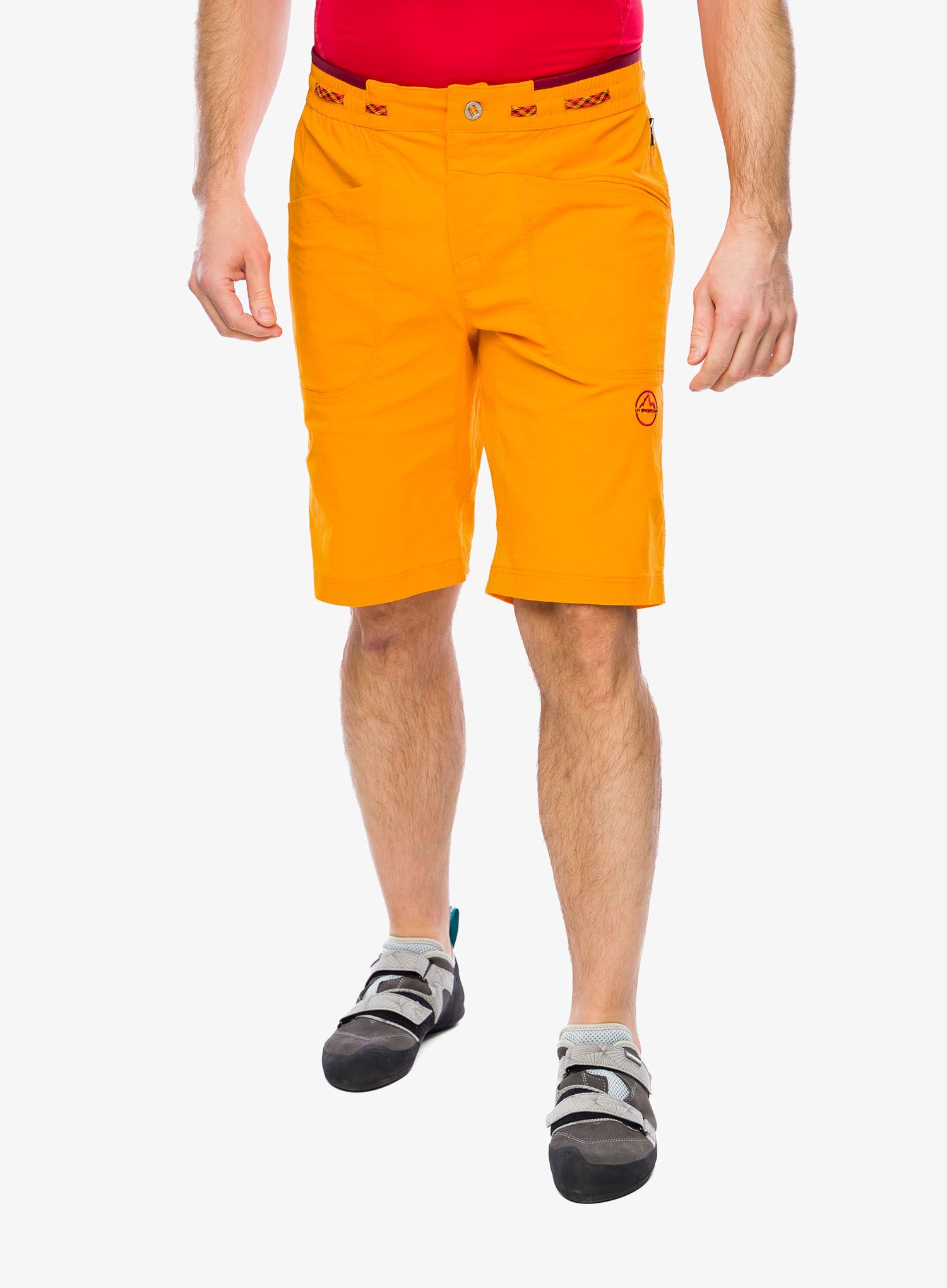 Plezalne kratke hlače La Sportiva Belay Short - papaya