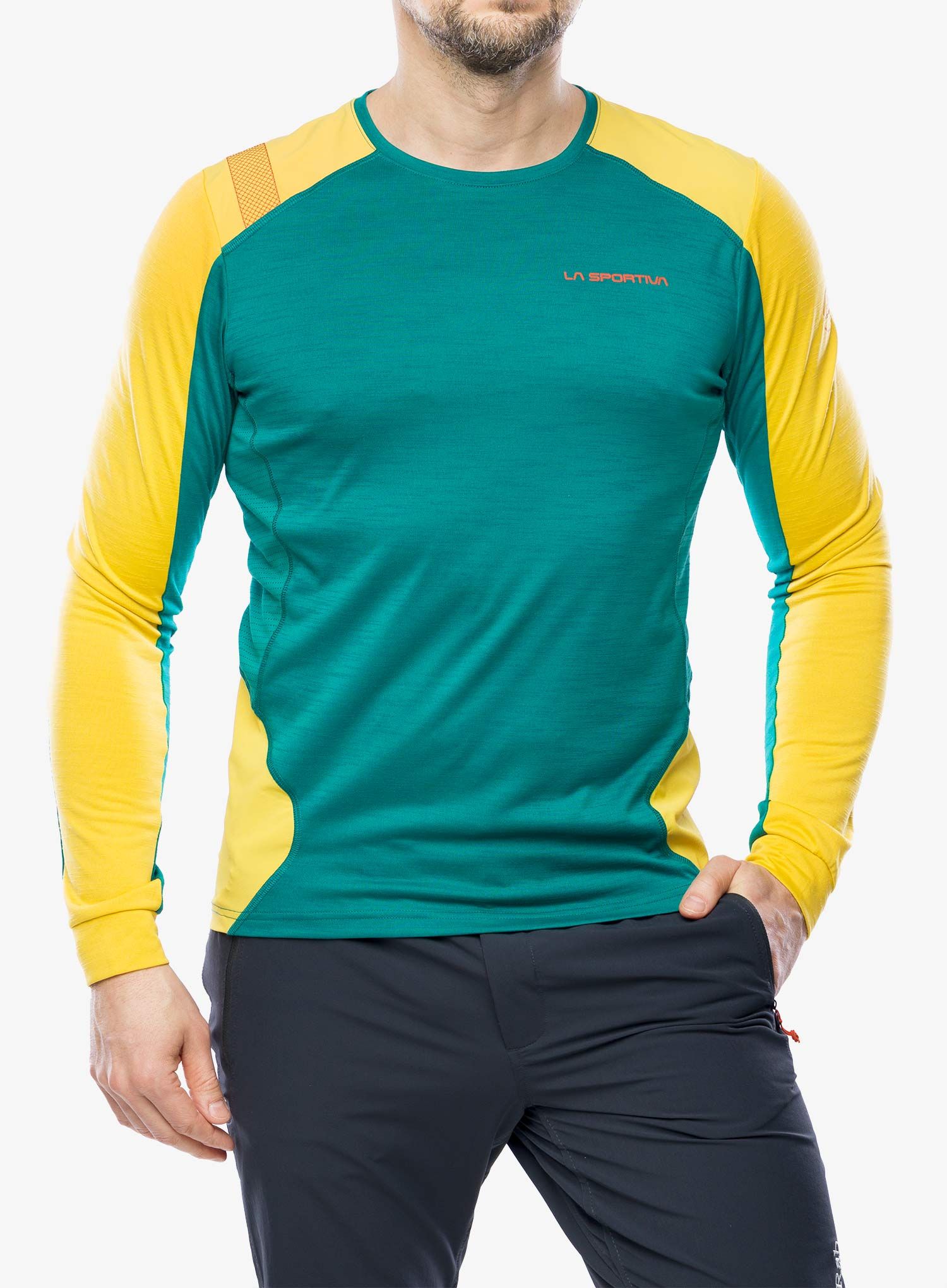 Termo flis jopa La Sportiva Beyond Long Sleeve - everglade/bamboo