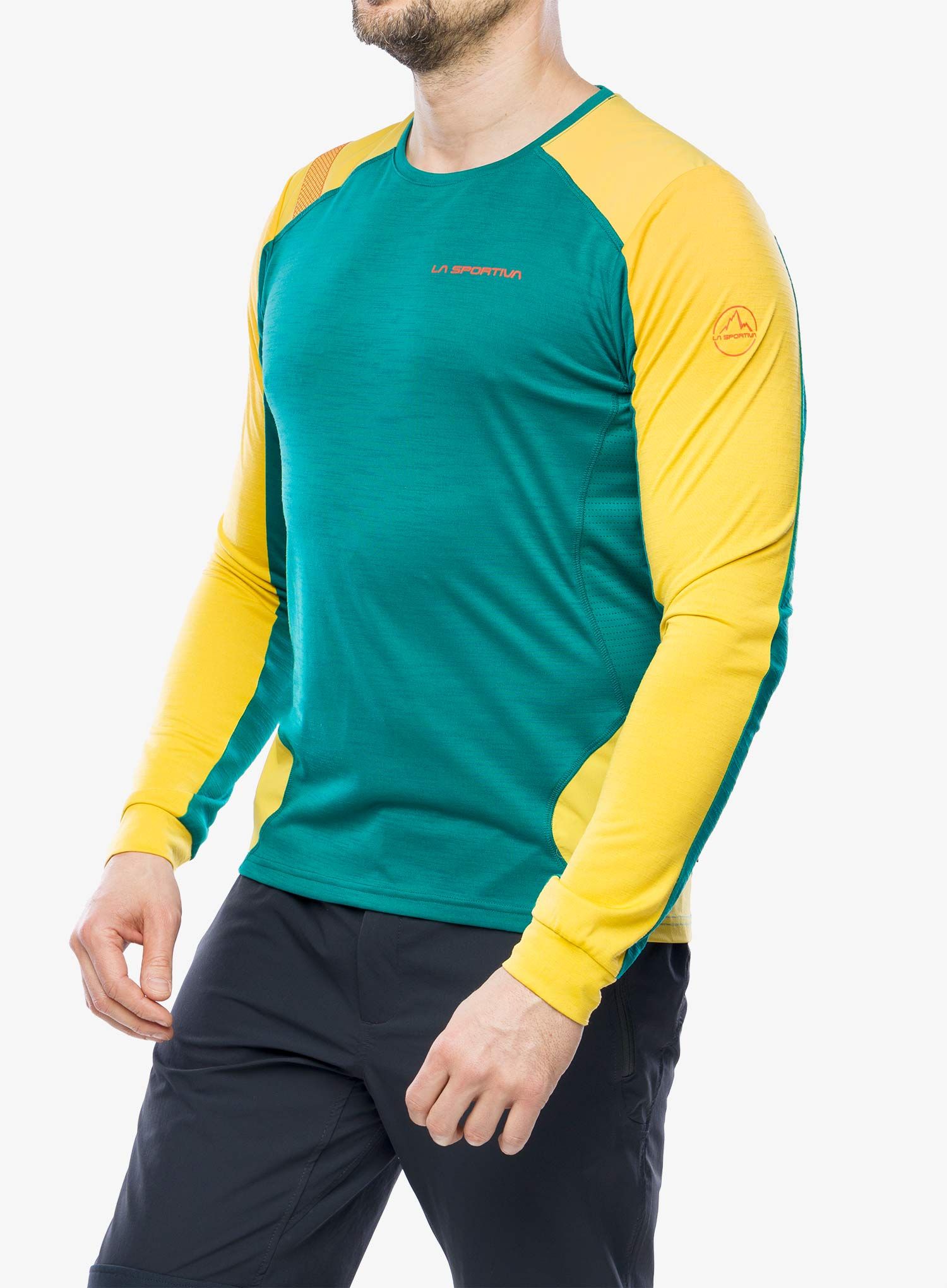 Termo flis jopa La Sportiva Beyond Long Sleeve - everglade/bamboo