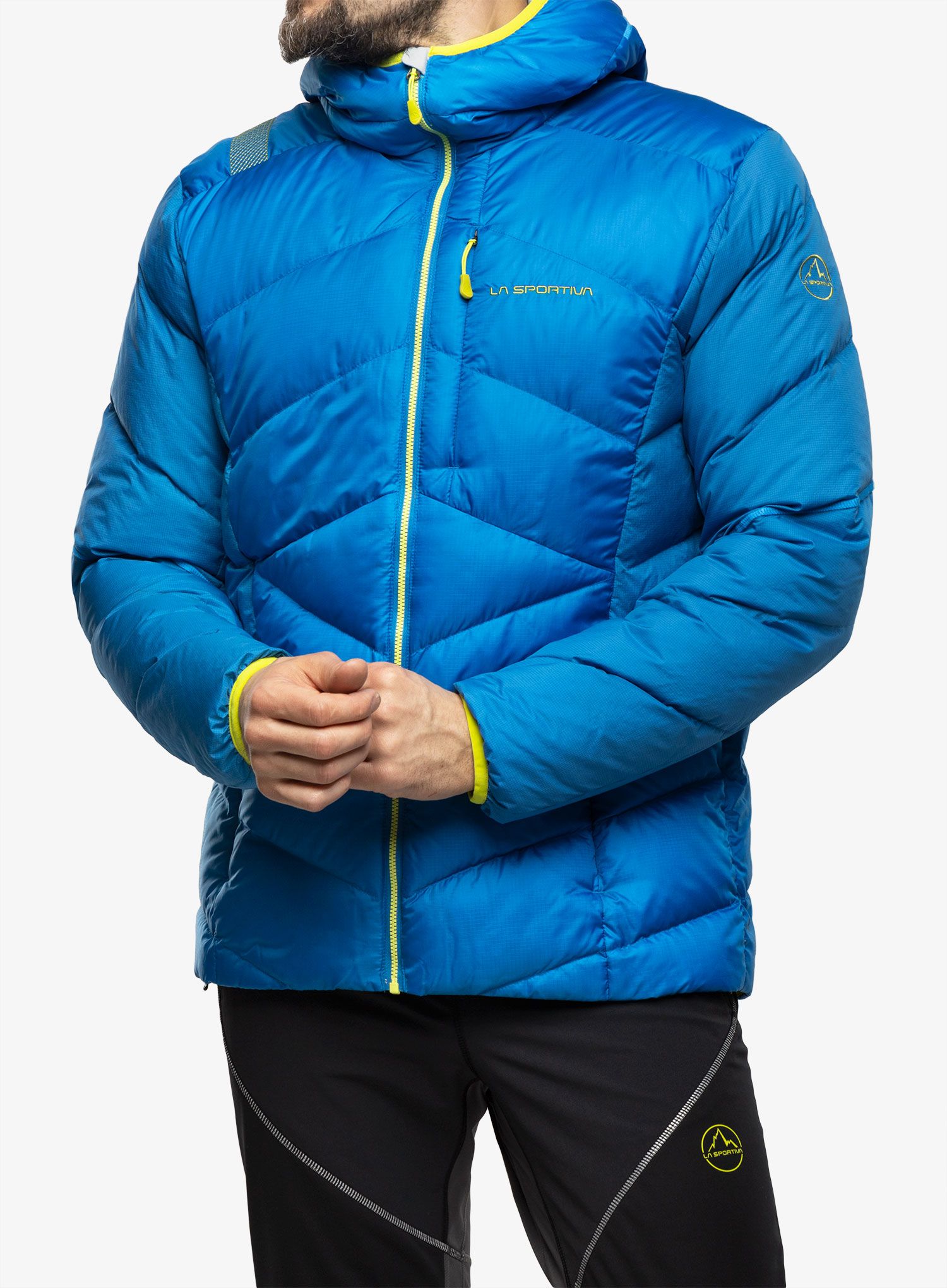 Puhovka La Sportiva Bivouac Down Jkt - electric blue/lime punch
