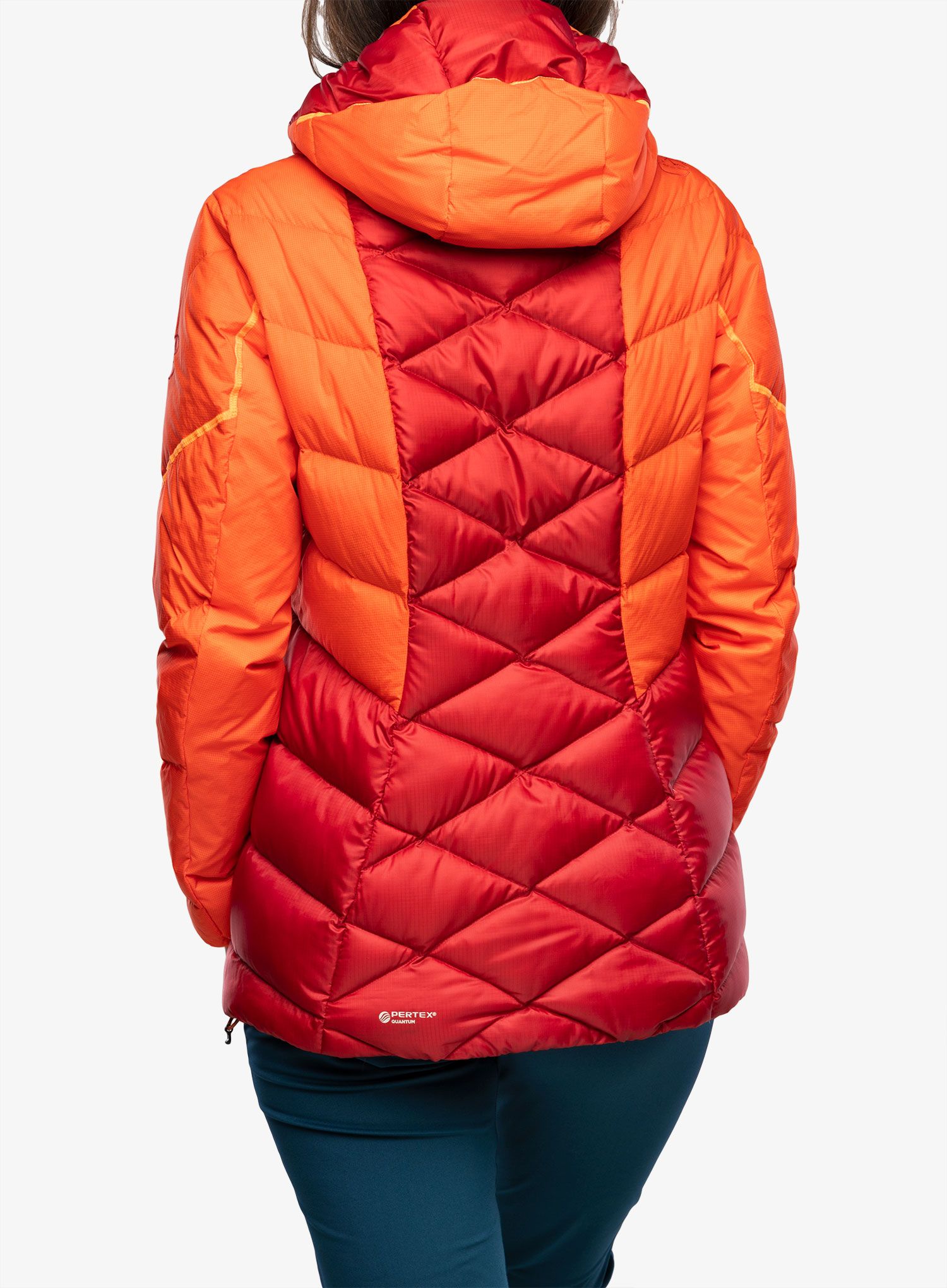 Ženska puhovka La Sportiva Bivouac Down Jkt - velvet/cherry tomato
