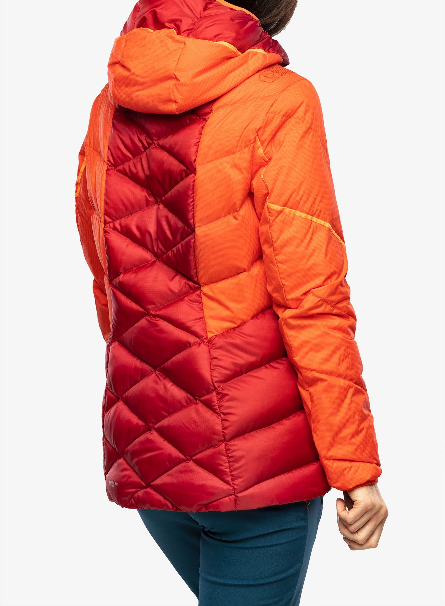 Ženska puhovka La Sportiva Bivouac Down Jkt - velvet/cherry tomato