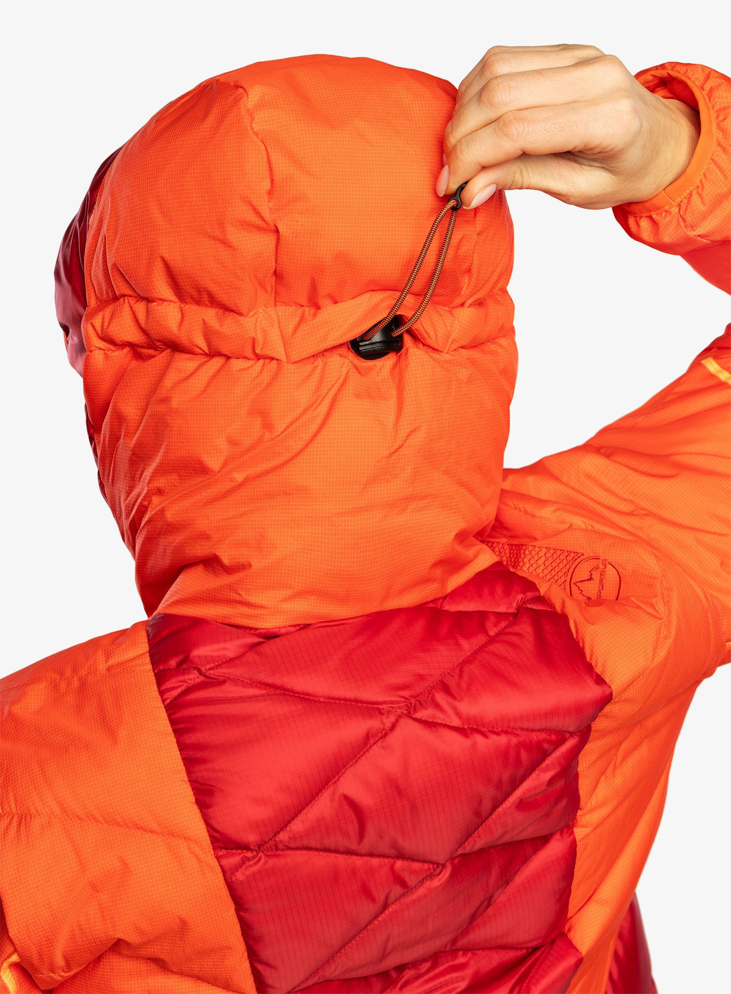 Ženska puhovka La Sportiva Bivouac Down Jkt - velvet/cherry tomato