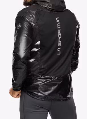 Jakna za tek La Sportiva Blizzard Windbreaker Jkt - carbon/black