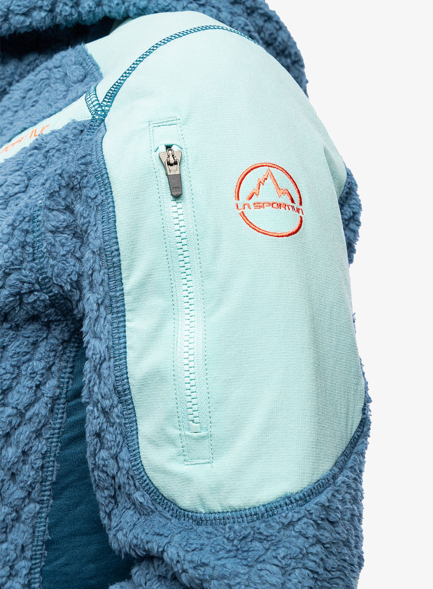 Ženska jopa s kapuco La Sportiva Bristen Thermal Jkt - storm blue/iceberg