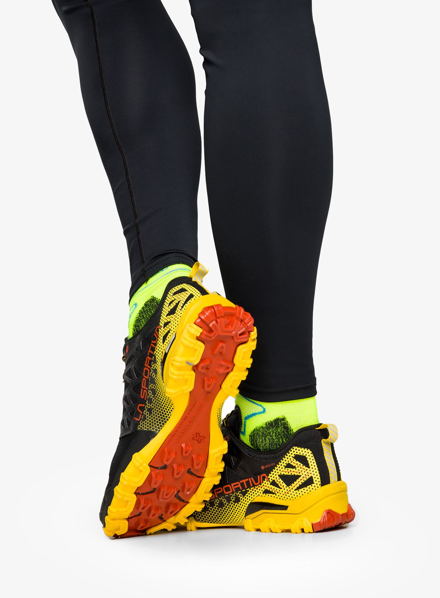 Moški tekaški čevlji La Sportiva Bushido II GTX - yellow/black