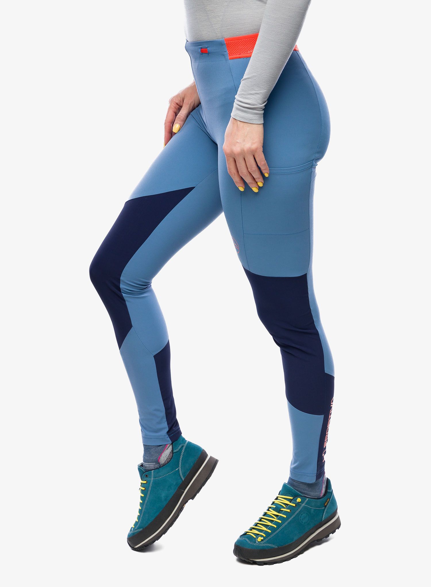Ženske treking hlače La Sportiva Camino Tight Pant - moonlight/deep sea