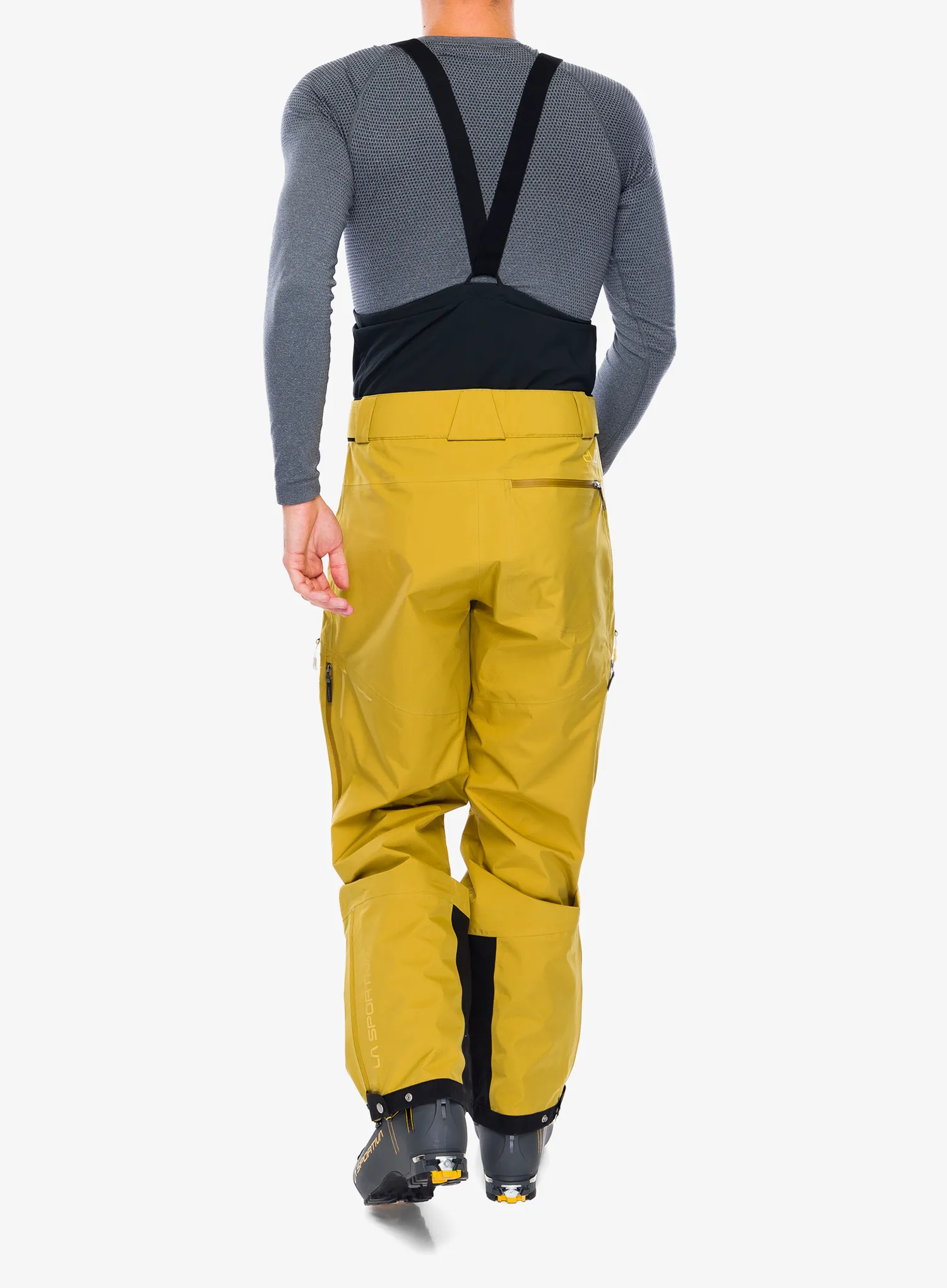 Smučarske hlače La Sportiva Chaser Evo Shell Bib Pant - savana/bamboo