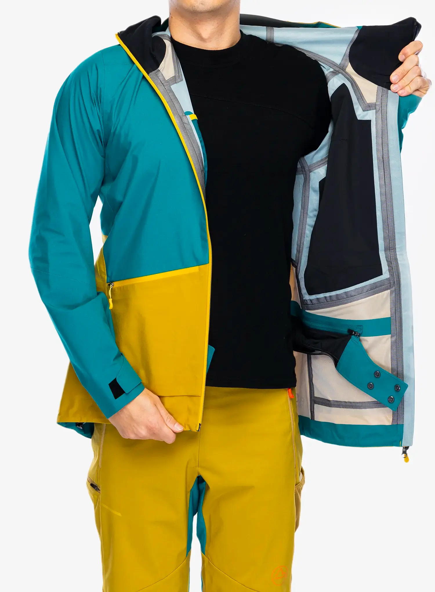 Nepremočljiva jakna La Sportiva Chaser Evo Shell Jkt - everglade/savana