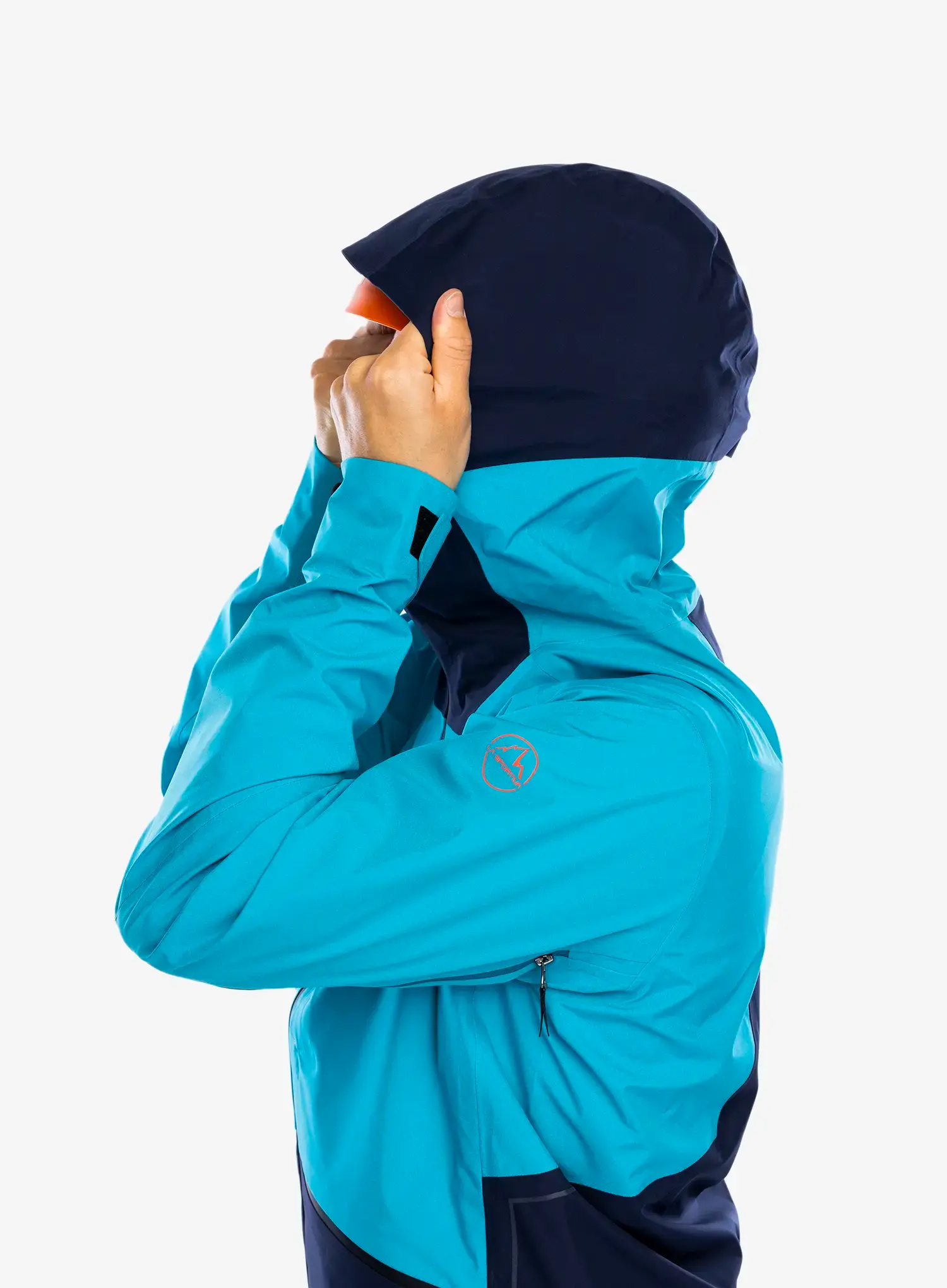 Nepremočljiva jakna La Sportiva Chaser Evo Shell Jkt - tropic blue/deep sea