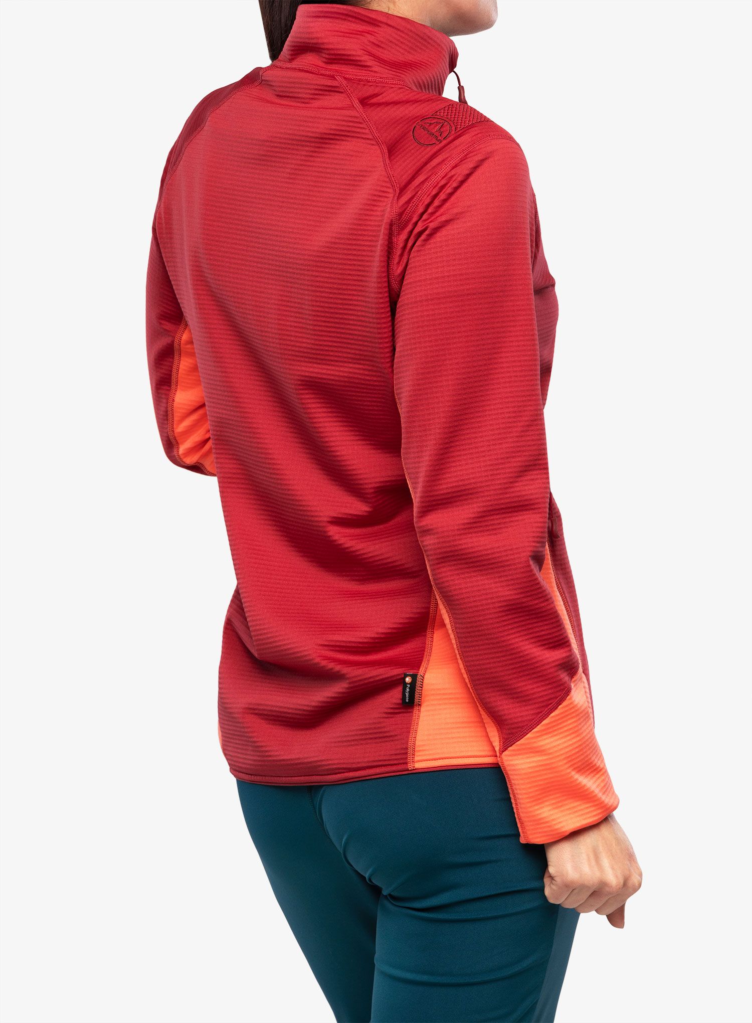 Ženska jopica z zadrgo La Sportiva Chill Jacket - velvet/flamingo