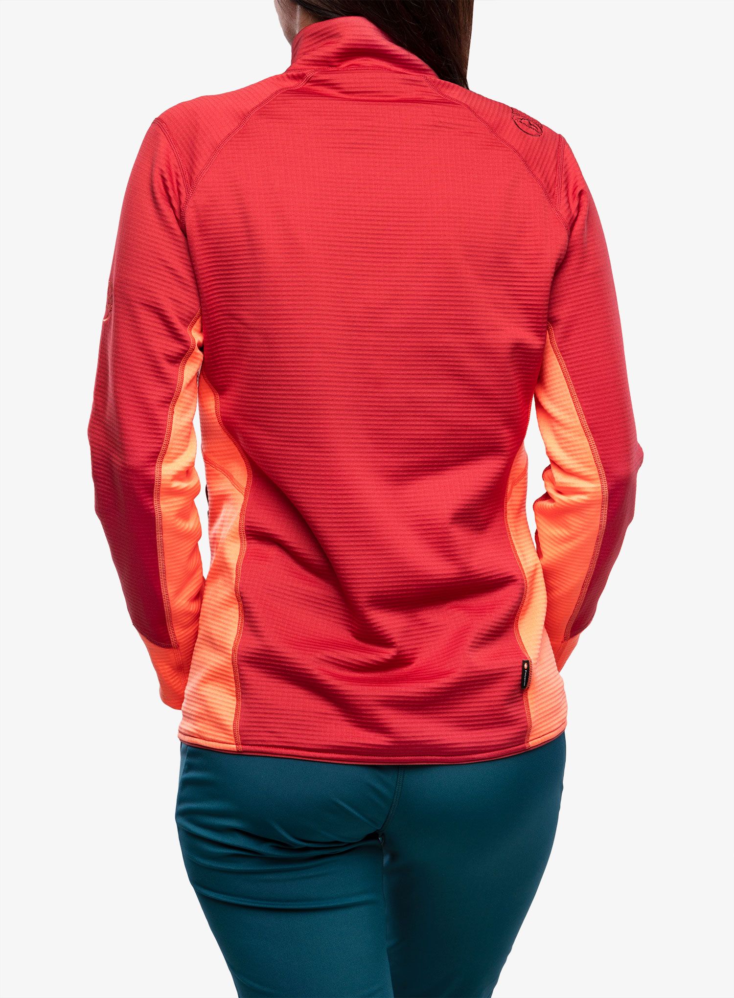 Ženska jopica z zadrgo La Sportiva Chill Jacket - velvet/flamingo