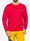Puloverji brez kapuce La Sportiva Climbing on the Moon Sweatshirt - fucsia/giallo