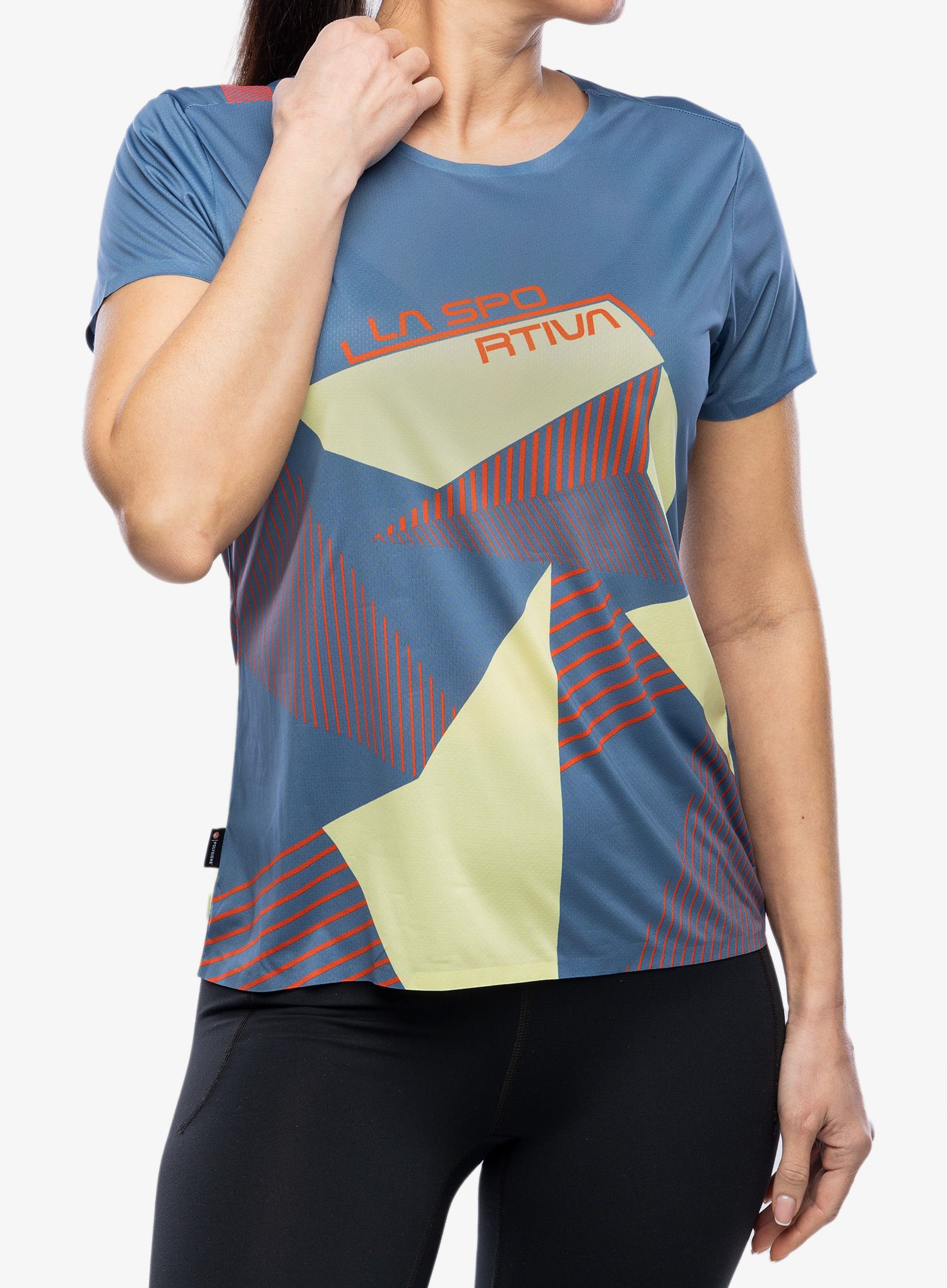 Ženska majica La Sportiva Comp T-Shirt - moonlight/zest