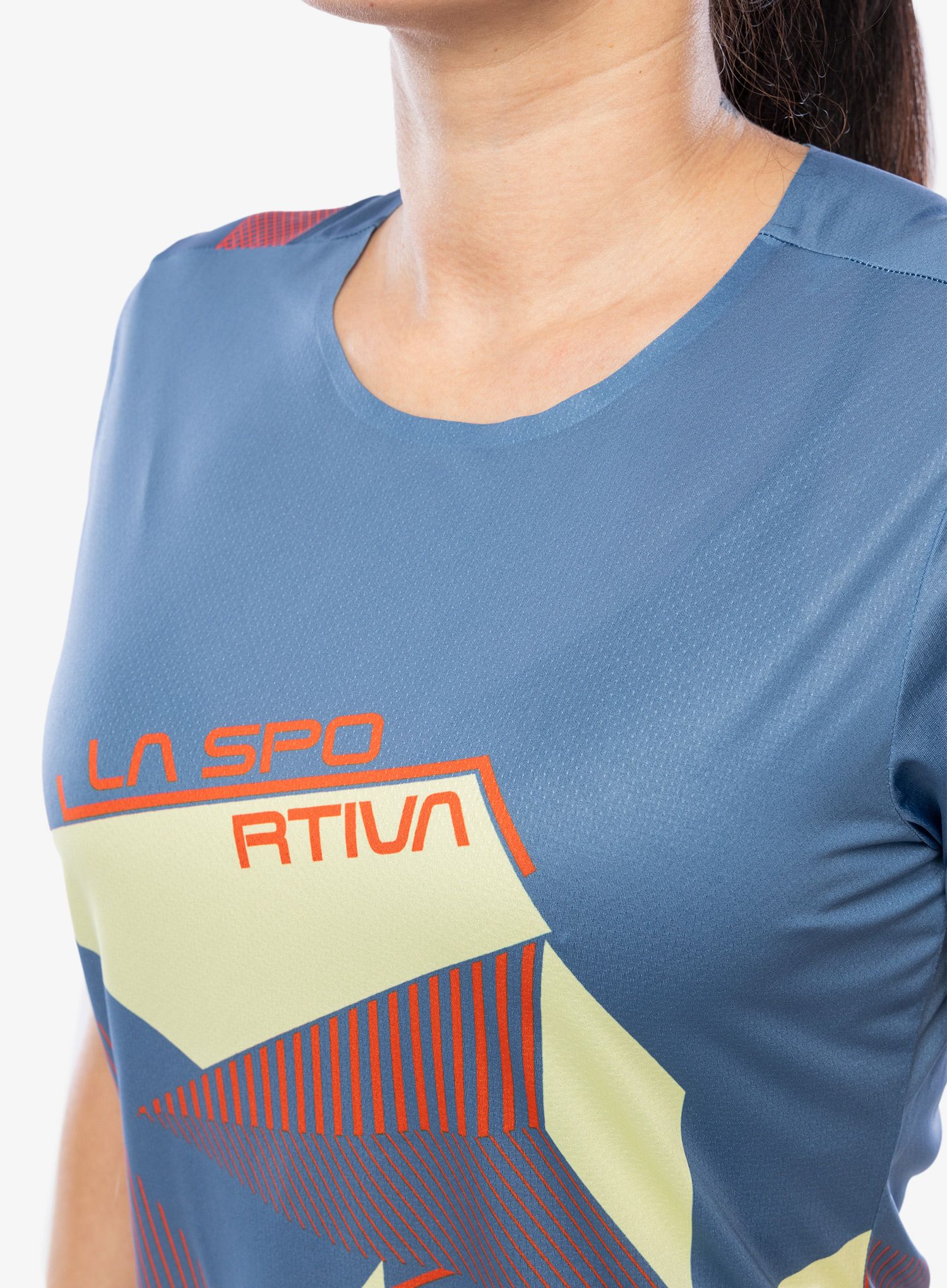 Ženska majica La Sportiva Comp T-Shirt - moonlight/zest