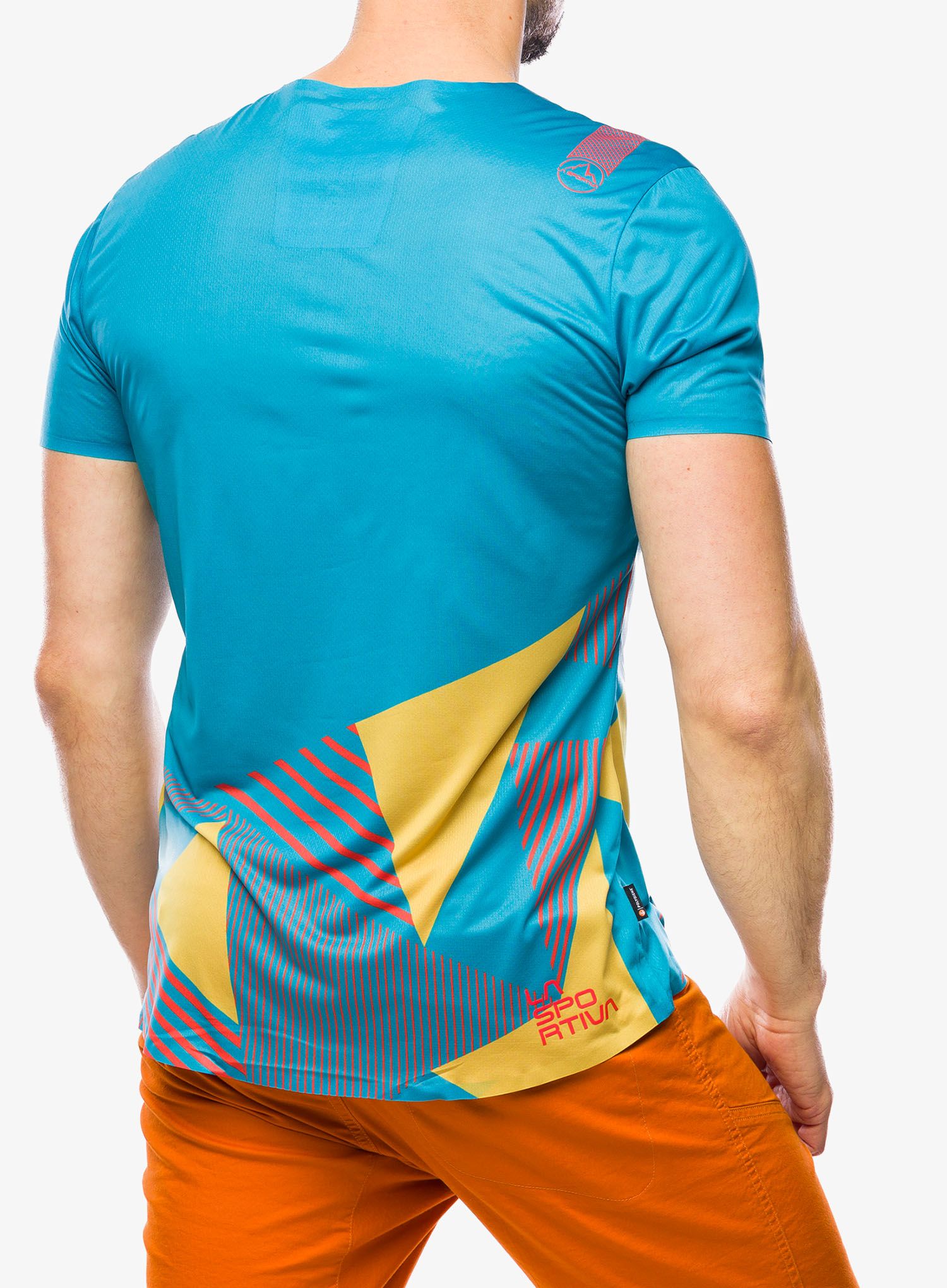 Majica La Sportiva Comp T-Shirt - tropic blue/bamboo