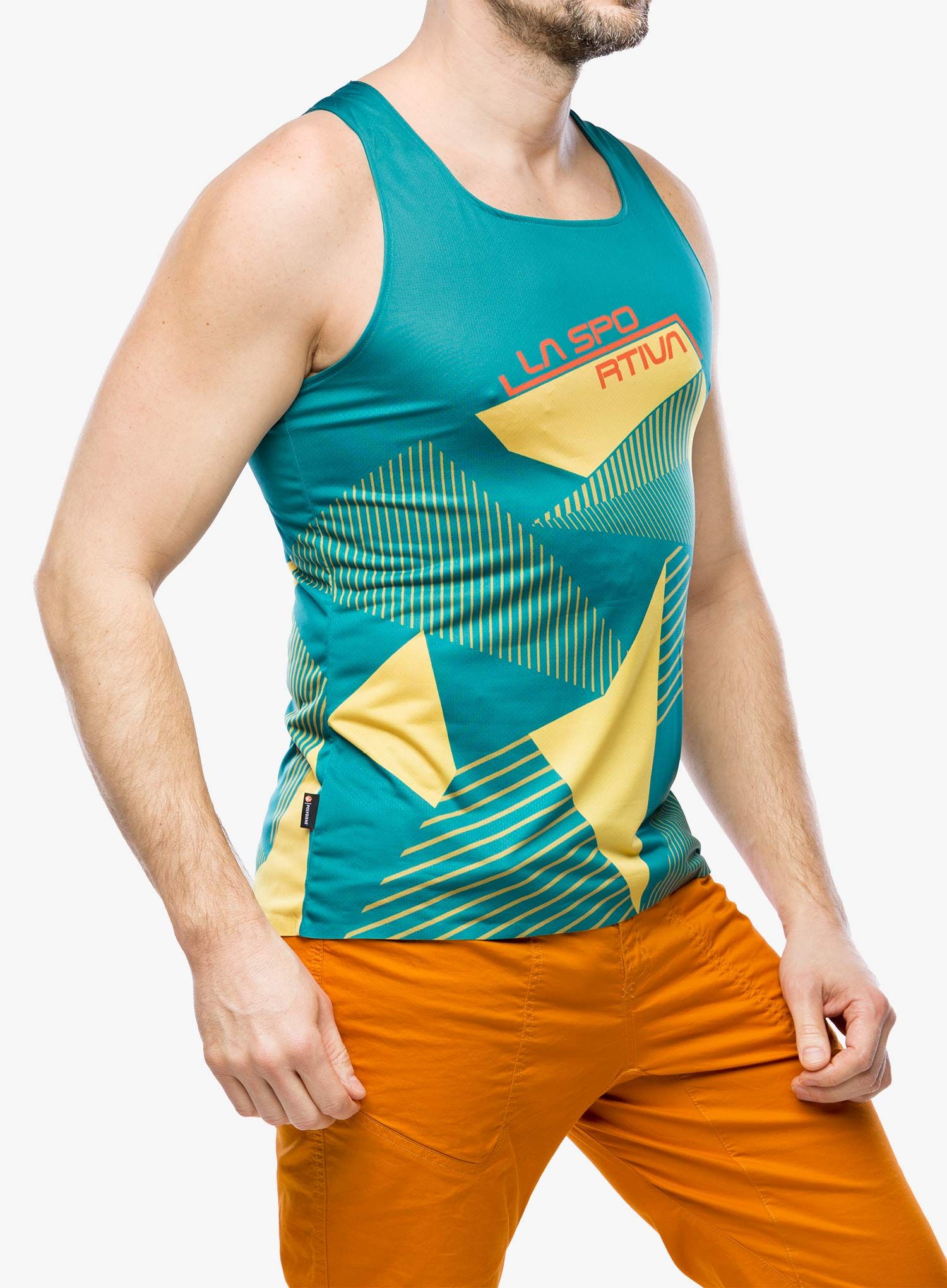 Športna majica La Sportiva Comp Tank - everglade/bamboo