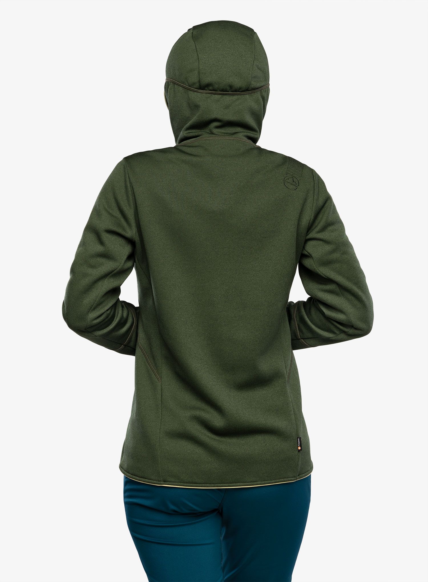 Ženska jopa s kapuco La Sportiva Cosmic Hoody - forest/tea