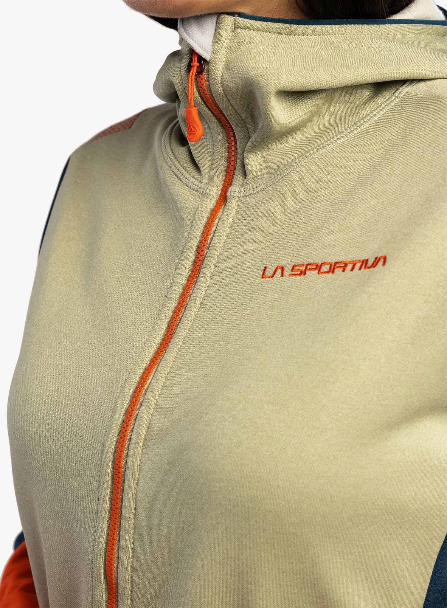 Ženska jopa s kapuco La Sportiva Cosmic Hoody - tea/storm blue